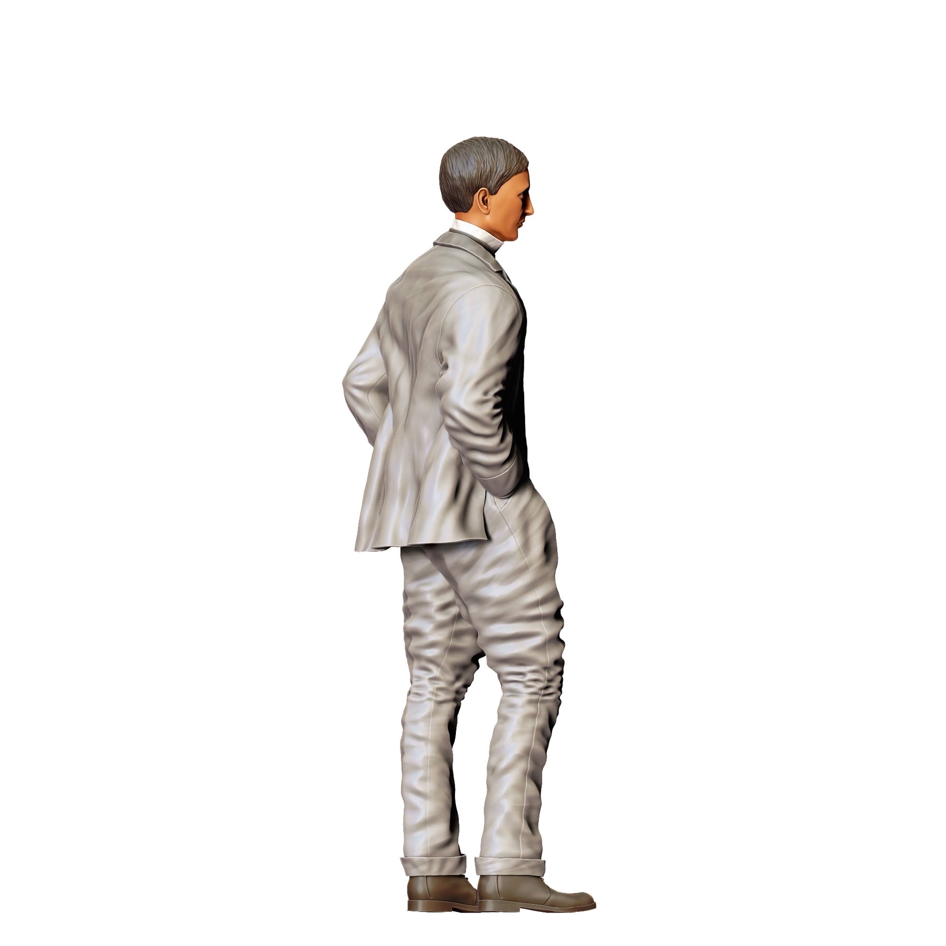 Diorama Model Building Product Photo 0: Old-Fashioned Man in Suit (Ref. No. 305)