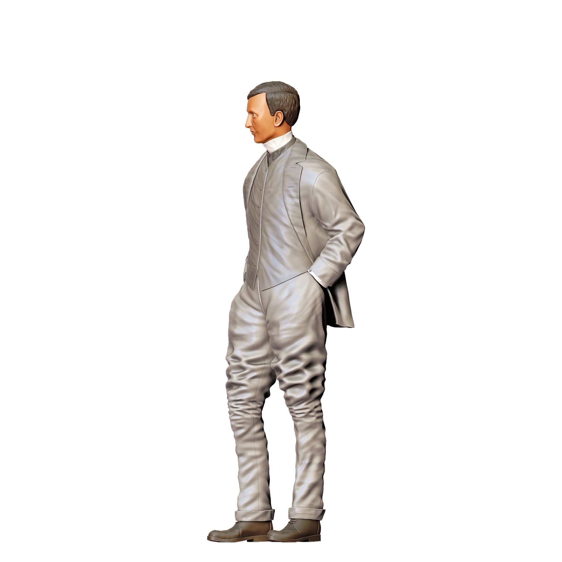 Diorama Model Building Product Photo 0: Old-Fashioned Man in Suit (Ref. No. 305)