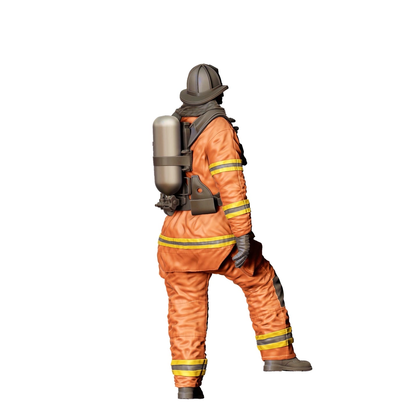 Foto do produto de diorama: Bombeiro Americano - Com Equipamento de Proteção (Ref. Nr. 306)