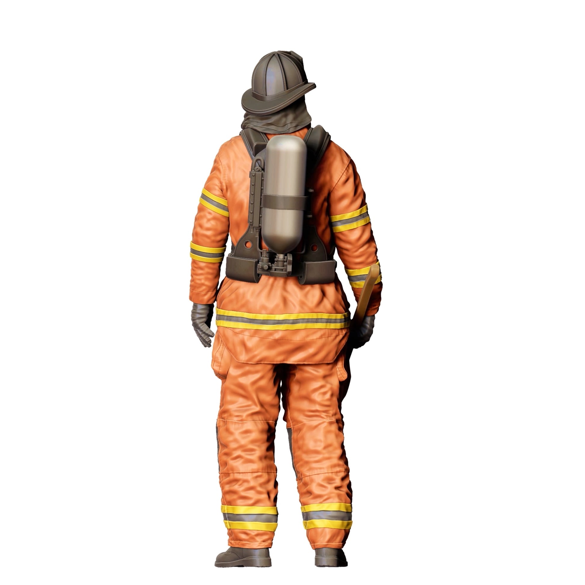 Diorama Model Building Product Photo 0: American Firefighter - With Axe (Ref. No. 308)