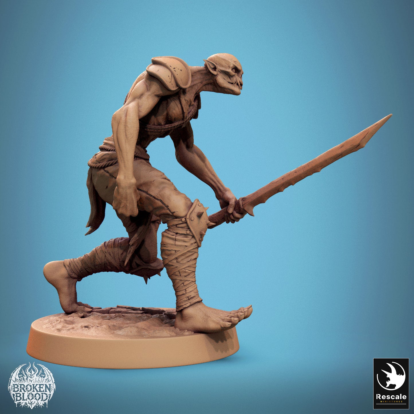 Product photo Tabletop 28mm Lord of the Print (LotP) 1: C33 ghoul ravager walk wonder (24_11_C33)