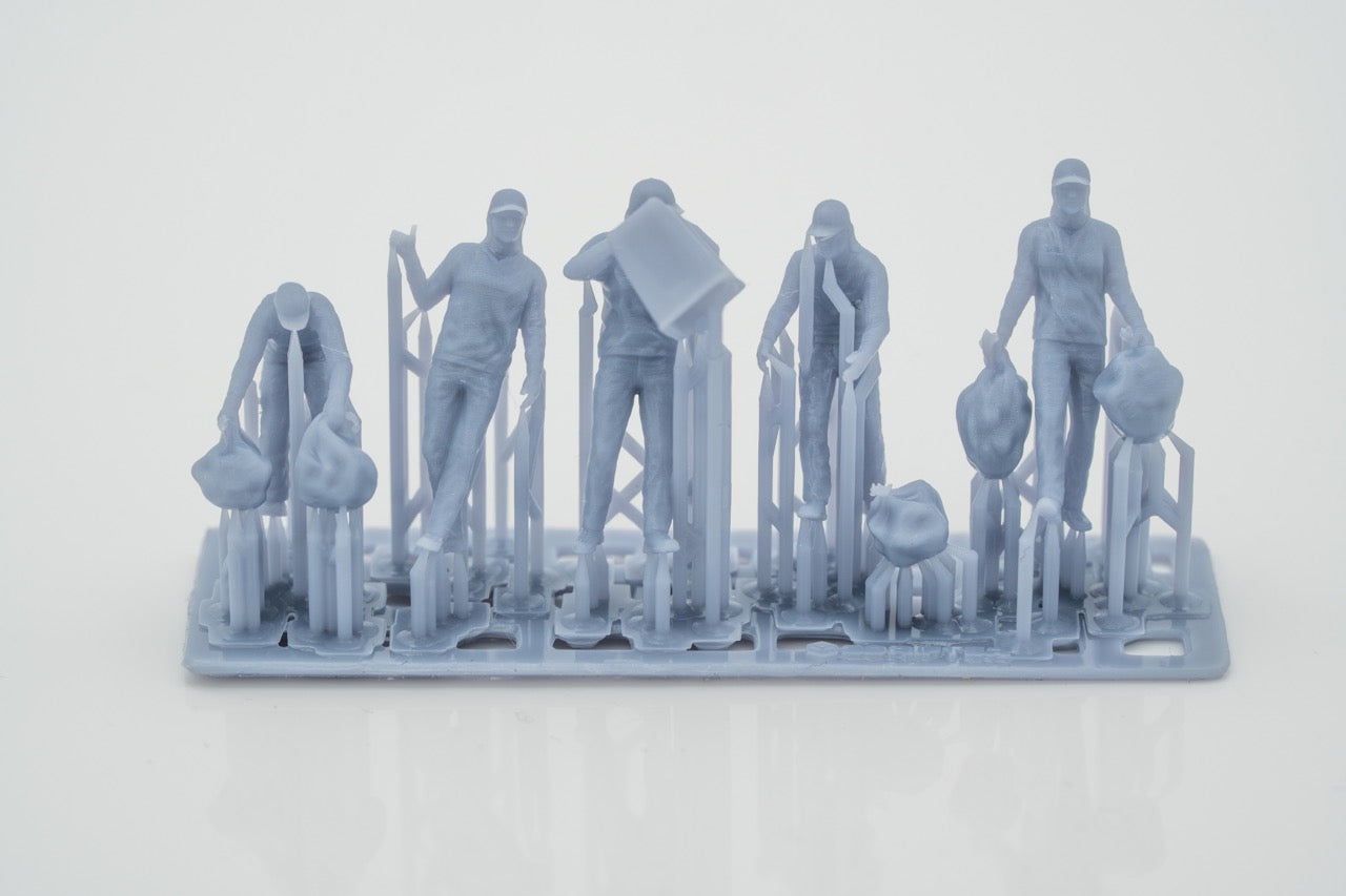 Foto del prodotto Figur H0, 1:72 - 0: Set di figure del team di raccolta rifiuti