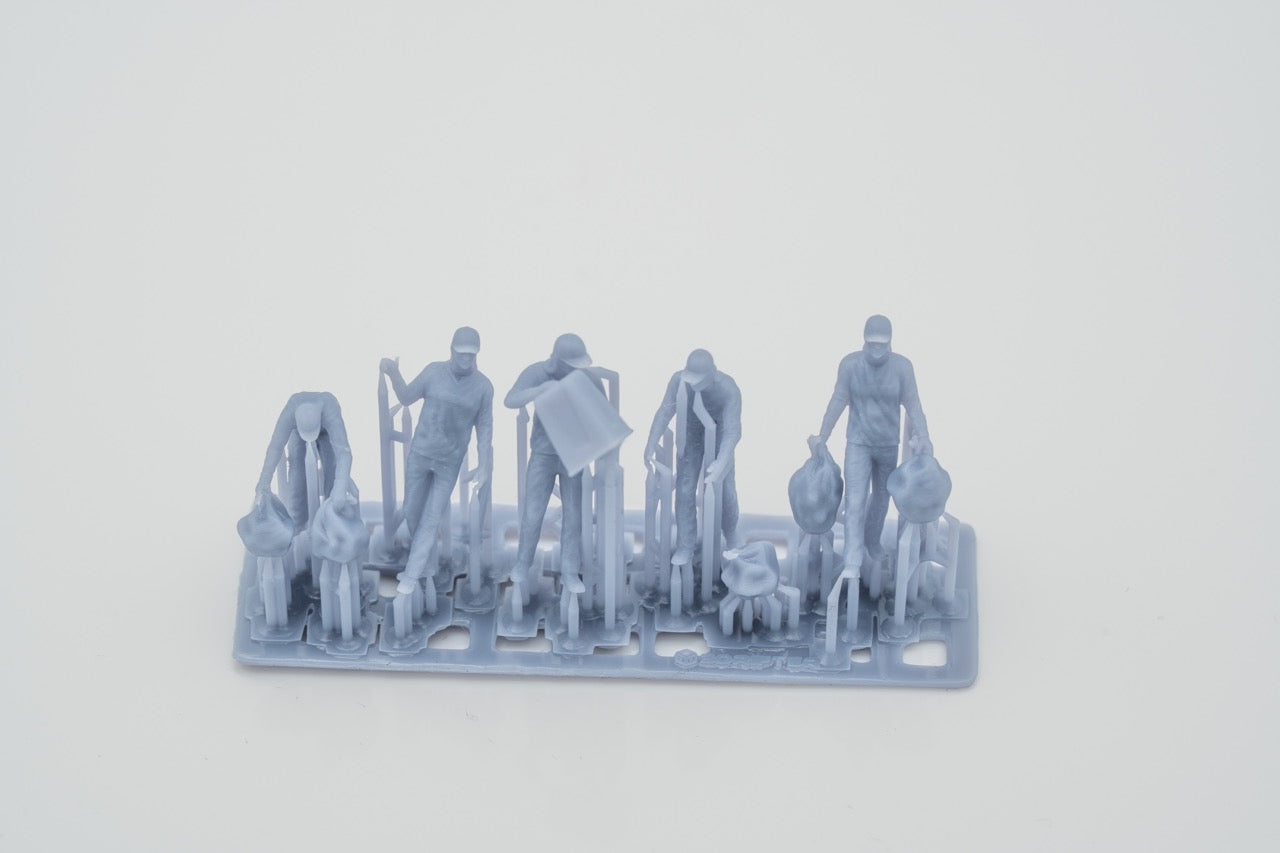 Foto del prodotto Figur H0, 1:72 - 0: Set di figure del team di raccolta rifiuti