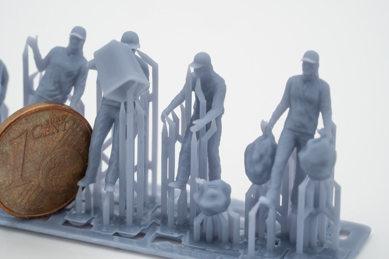 Foto del prodotto Figur H0, 1:72 - 0: Set di figure del team di raccolta rifiuti
