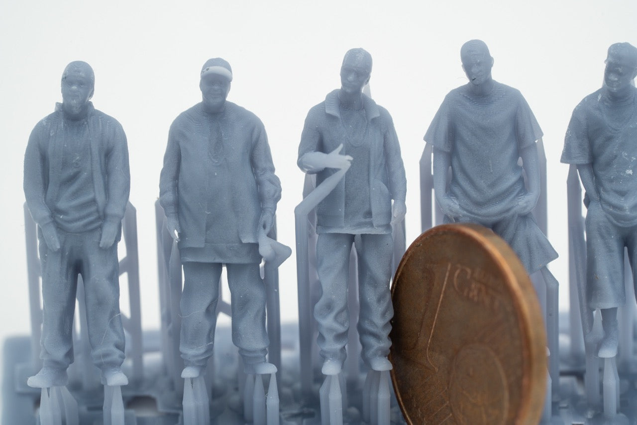 Produktová fotografie figurky H0, 1:72 - 0: Sada figurky HipHop Homies