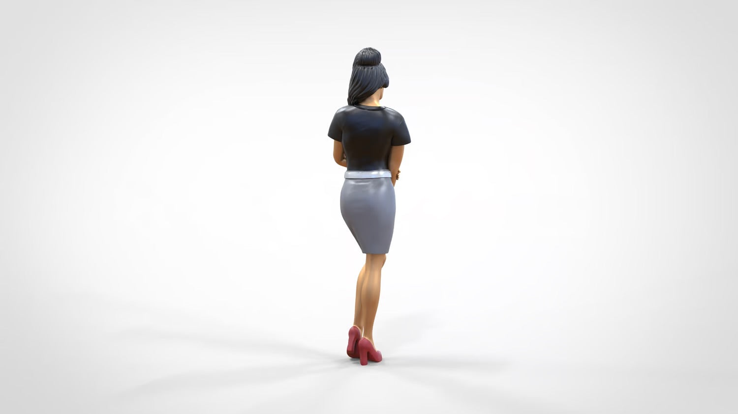 Zdjęcie produktu 0: Kobieta w spódnicy i bluzce