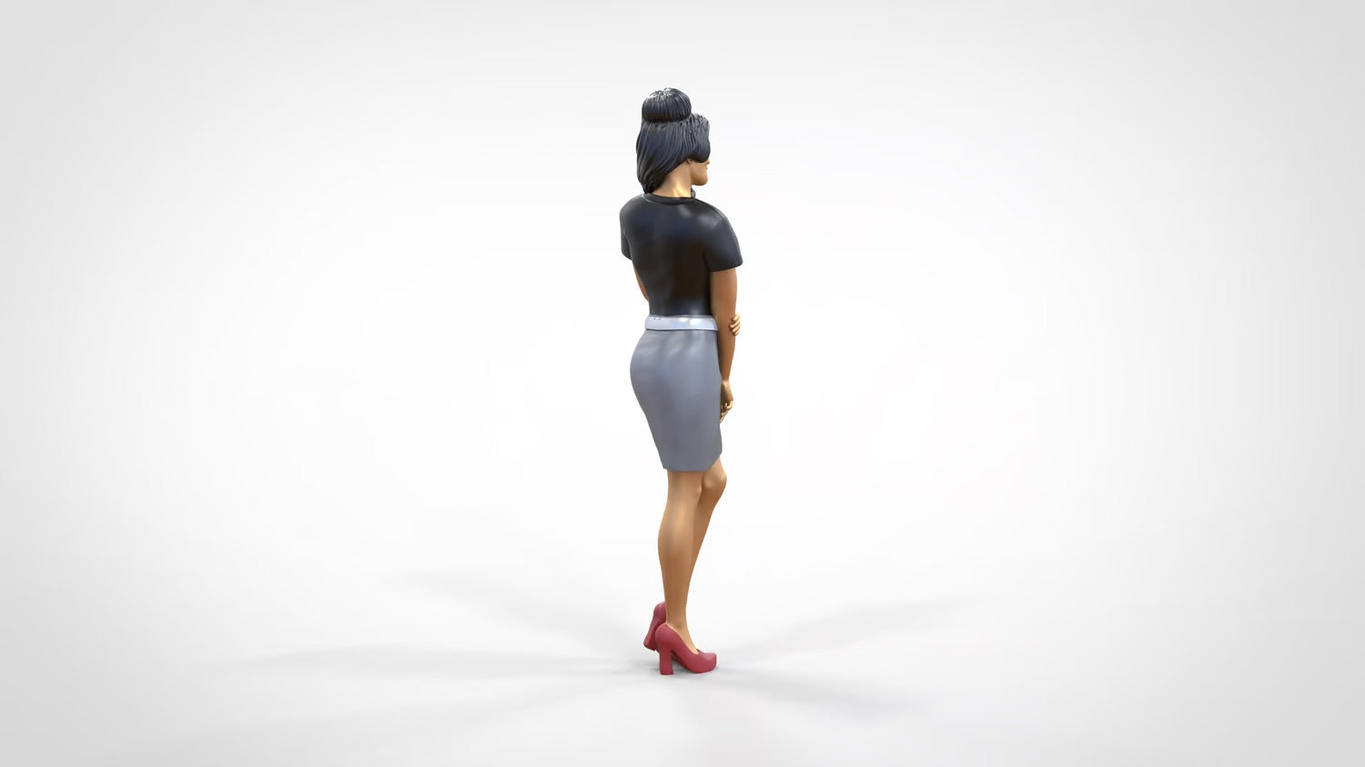 Zdjęcie produktu 0: Kobieta w spódnicy i bluzce