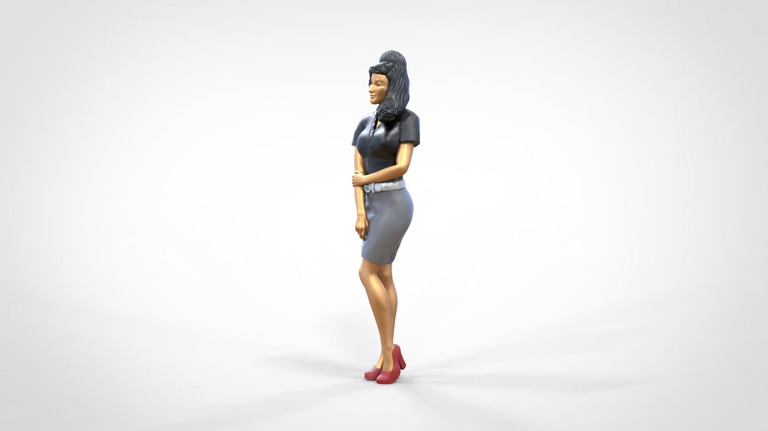 Zdjęcie produktu 0: Kobieta w spódnicy i bluzce