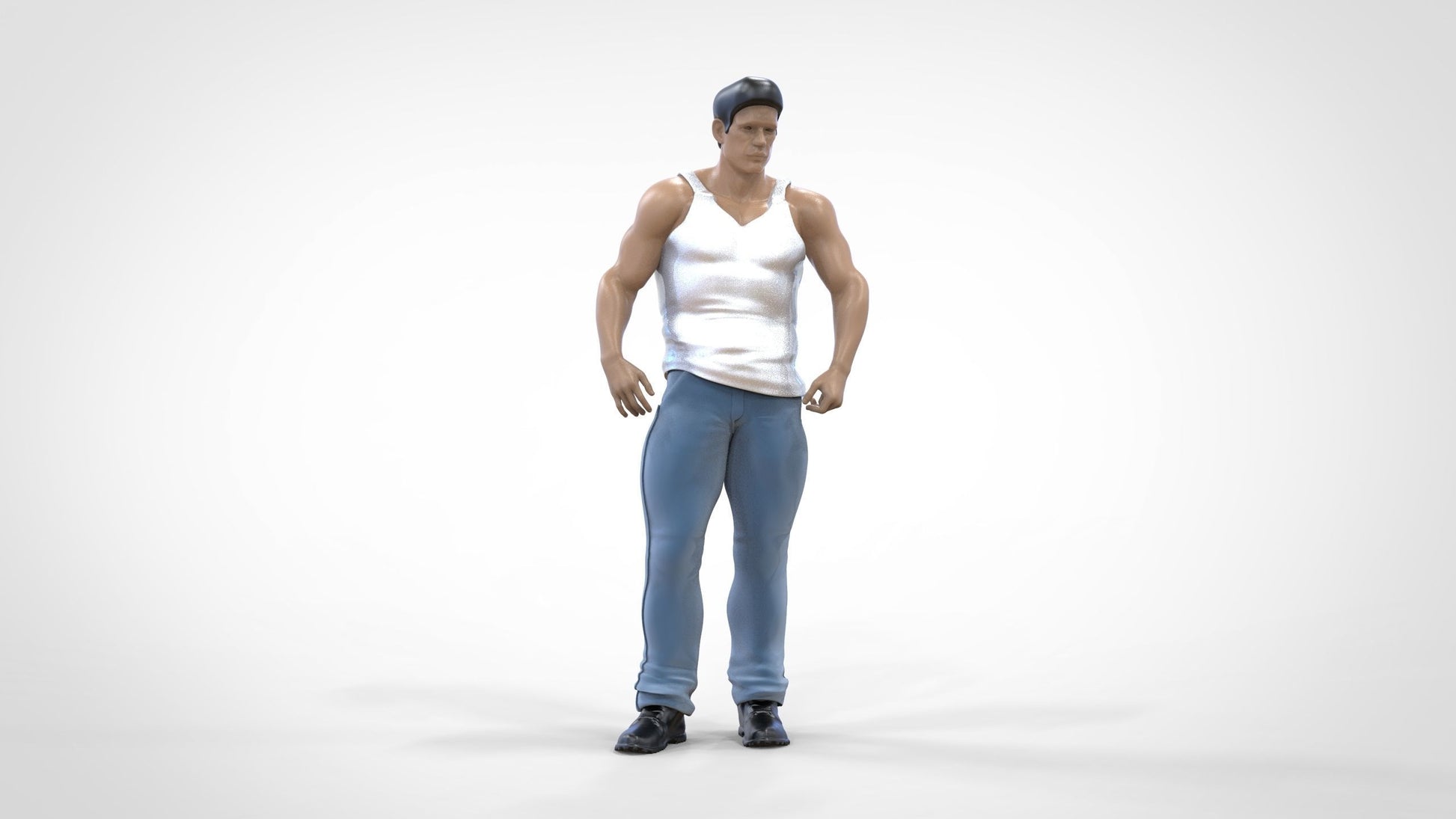 Product photo 0: Musclebound - Bodybuilder in tank top