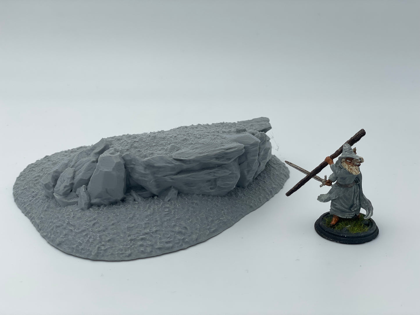 Foto do produto Tabletop 28mm The Printing Goes Ever On (TPGEO) 0: Terreno de Colina Tipo A - Elevação Suave em Paisagem de Grama
