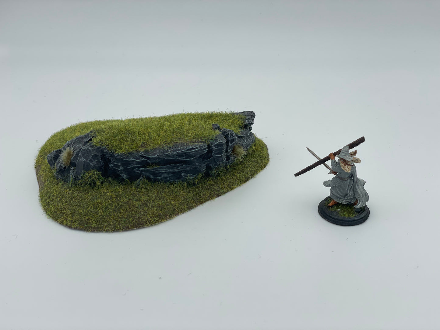 Foto do produto Tabletop 28mm The Printing Goes Ever On (TPGEO) 0: Terreno de Colina Tipo A - Elevação Suave em Paisagem de Grama