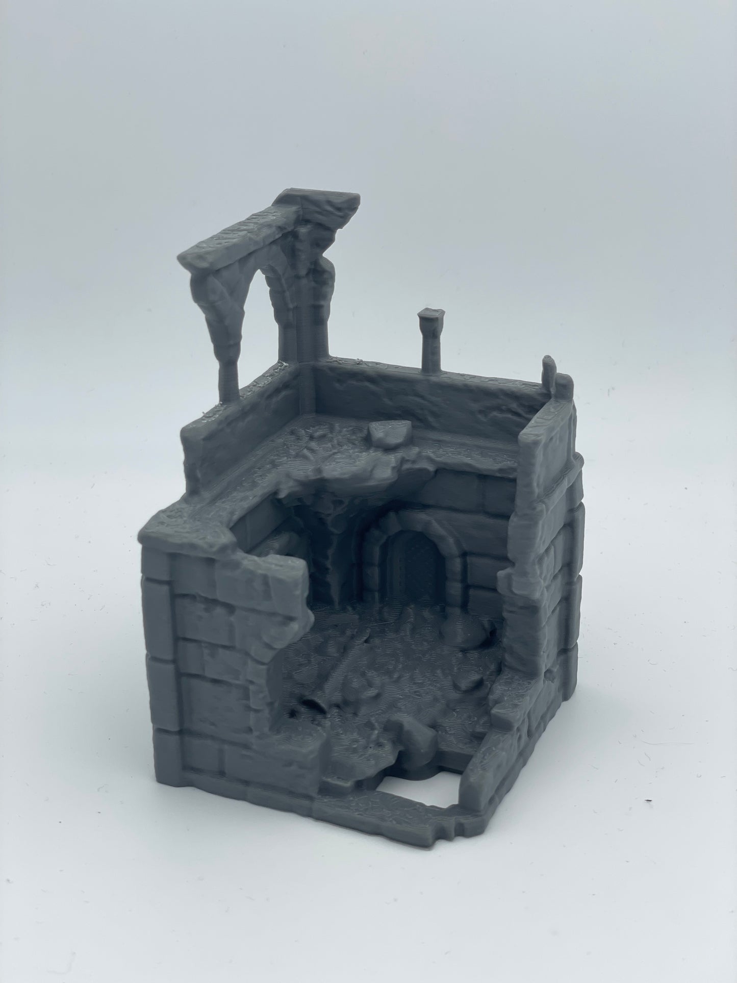 Produktová fotografie Tabletop 28mm The Printing Goes Ever On (TPGEO) 0: Ruina středověké věže - zbytky vojenské budovy - zničená základna
