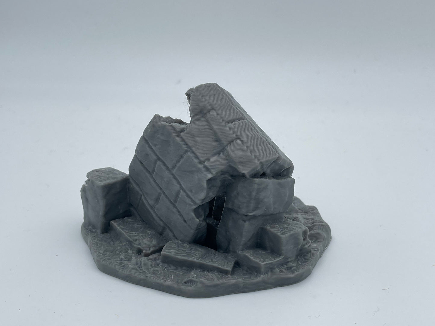Foto do produto Tabletop 28mm The Printing Goes Ever On (TPGEO) 0: Ruínas A-D - Destroços de uma cidade medieval - Restos de uma muralha, entulho e pilhas de pedras