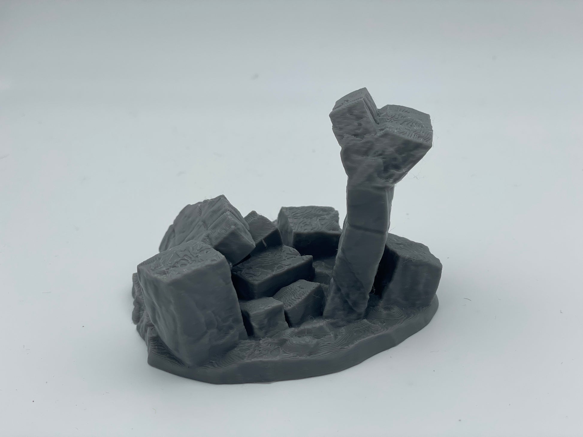 Produktová fotografie Tabletop 28mm The Printing Goes Ever On (TPGEO) 0: Ruiny A-D - Zbytky středověkého města - Zbytky zdi, sutiny a hromady kamenů