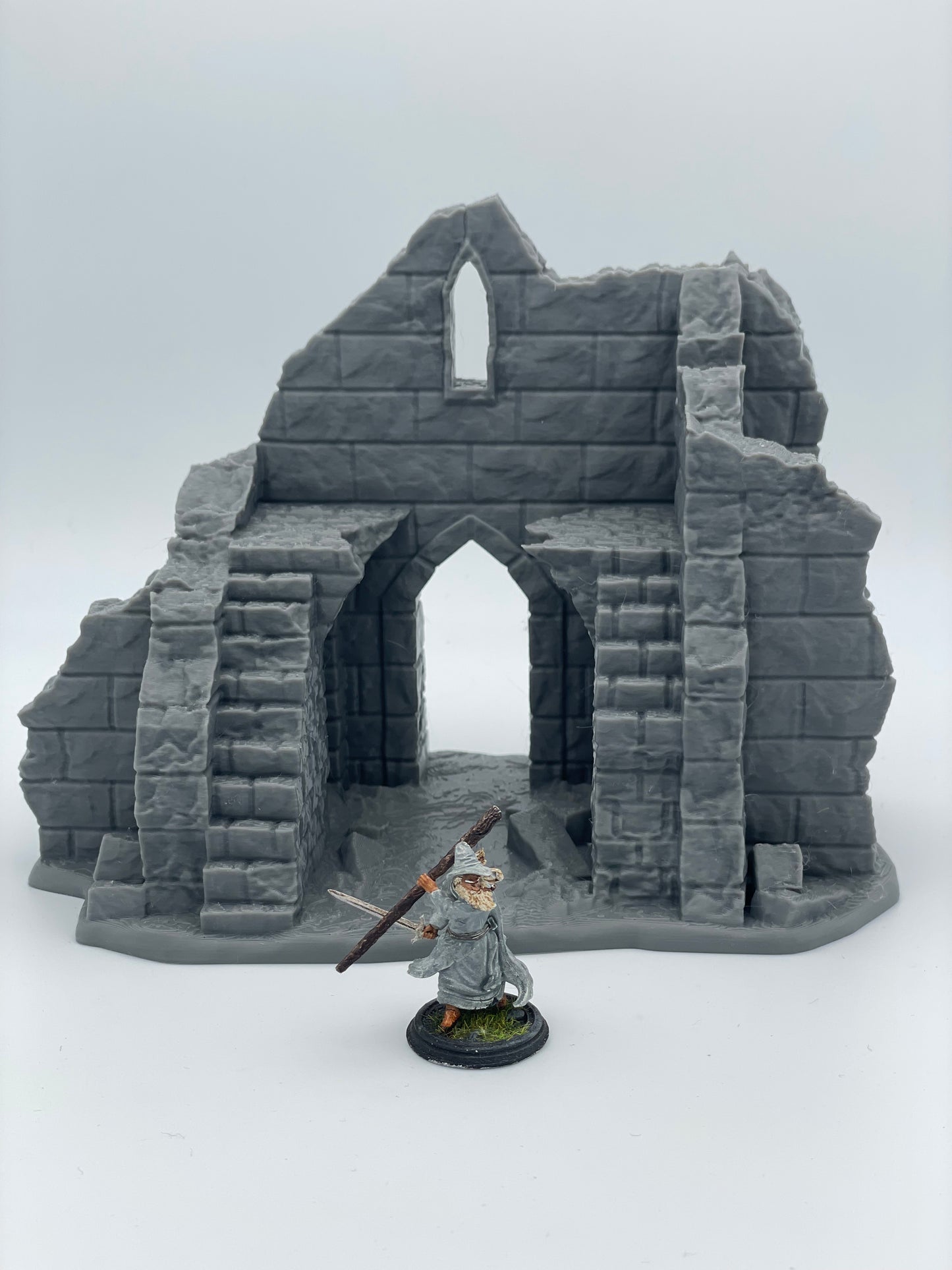 Produktová fotografie Tabletop 28mm The Printing Goes Ever On (TPGEO) 0: Ruina E - Trosek středověkého města - Zničený dům