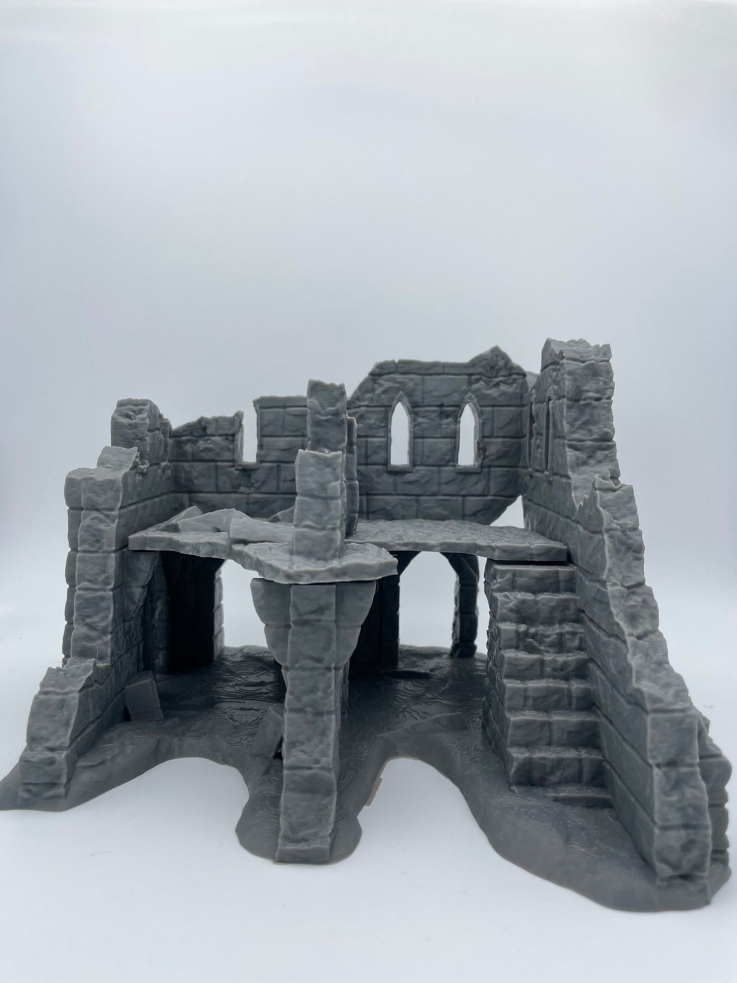 Produktová fotografie Tabletop 28mm The Printing Goes Ever On (TPGEO) 0: Ruina E - Trosek středověkého města - Zničený dům