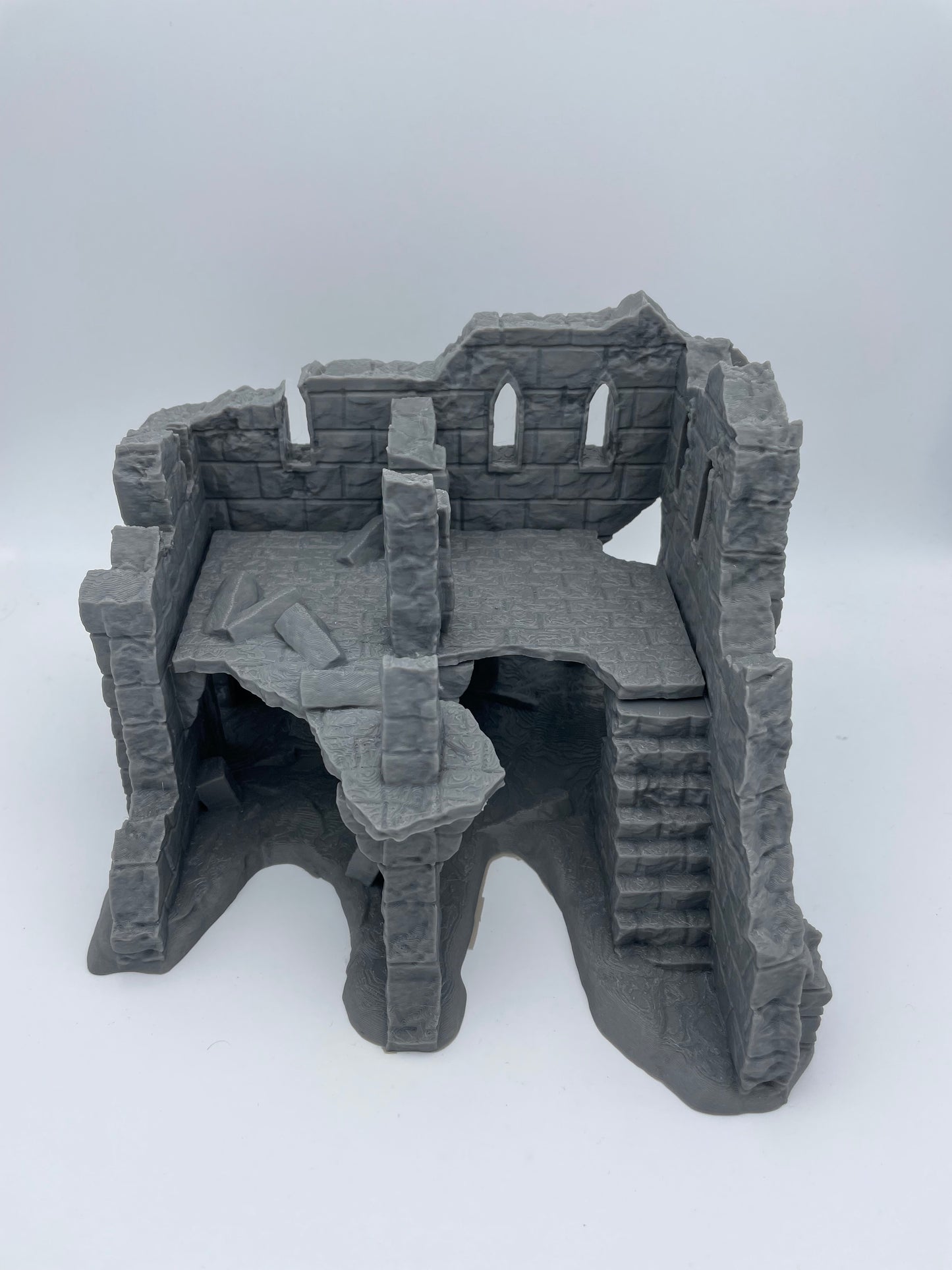 Produktová fotografie Tabletop 28mm The Printing Goes Ever On (TPGEO) 0: Ruina E - Trosek středověkého města - Zničený dům