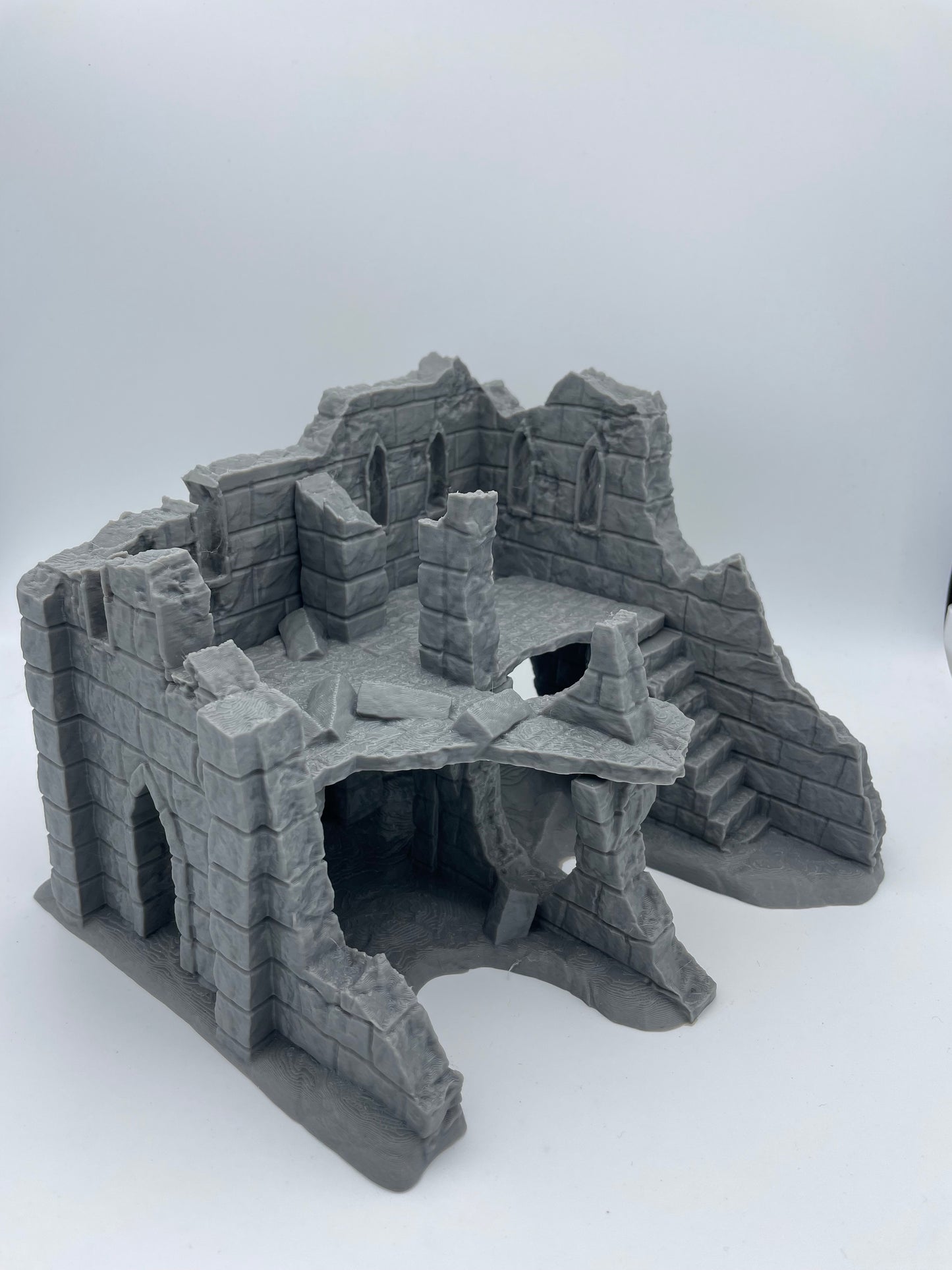 Produktová fotografie Tabletop 28mm The Printing Goes Ever On (TPGEO) 0: Ruina E - Trosek středověkého města - Zničený dům