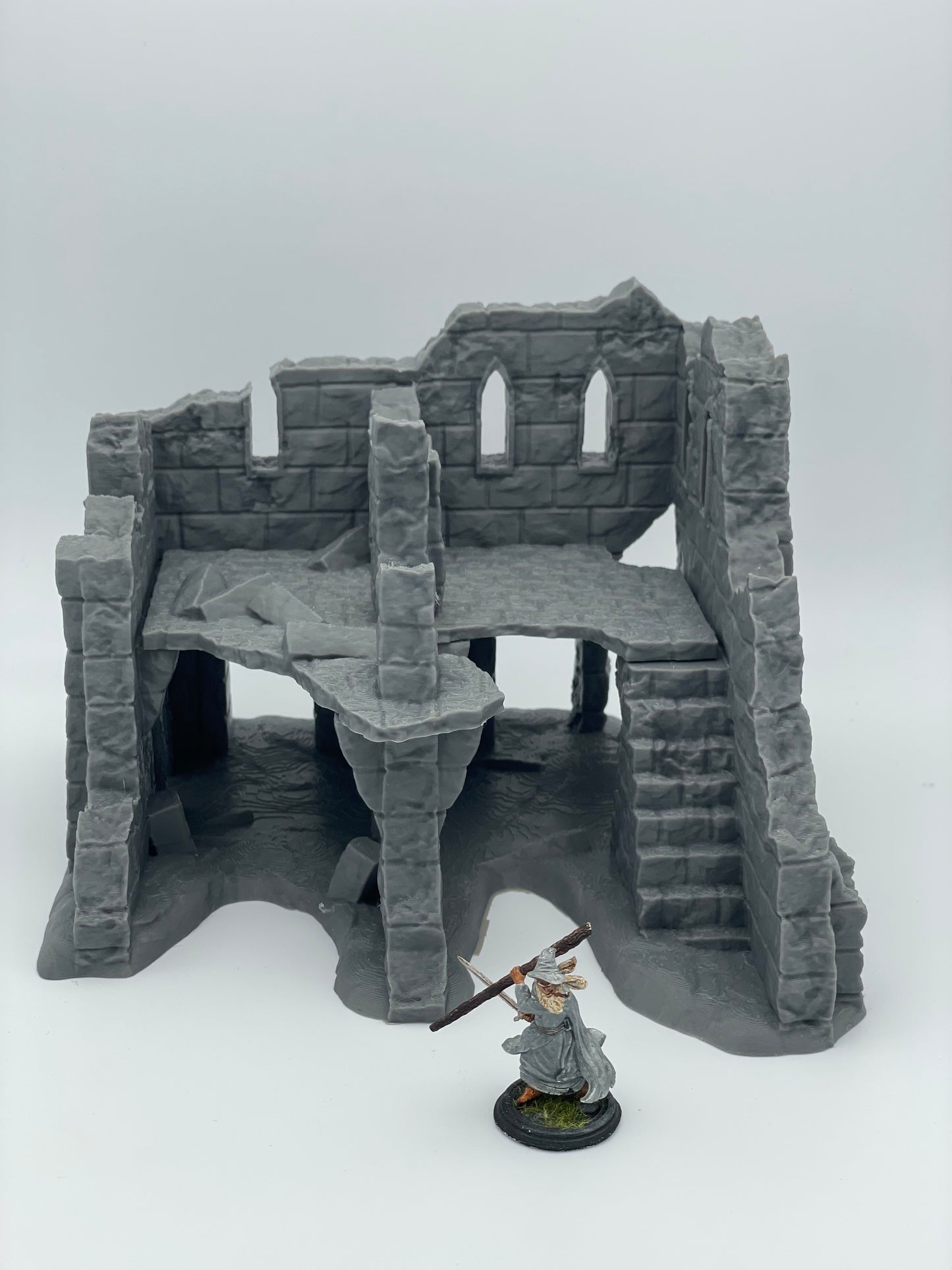 Produktová fotografie Tabletop 28mm The Printing Goes Ever On (TPGEO) 0: Ruina E - Trosek středověkého města - Zničený dům