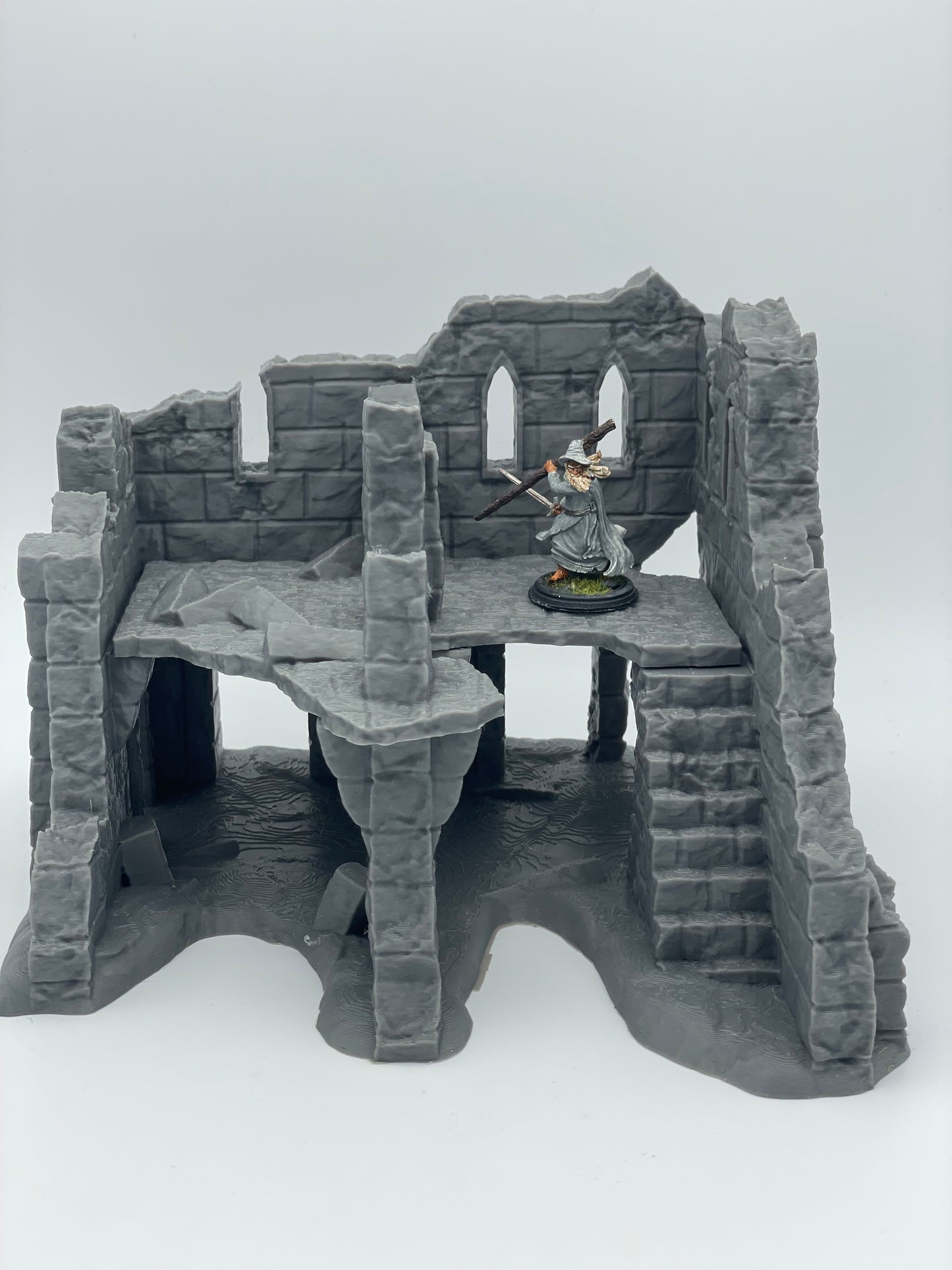 Produktová fotografie Tabletop 28mm The Printing Goes Ever On (TPGEO) 0: Ruina E - Trosek středověkého města - Zničený dům