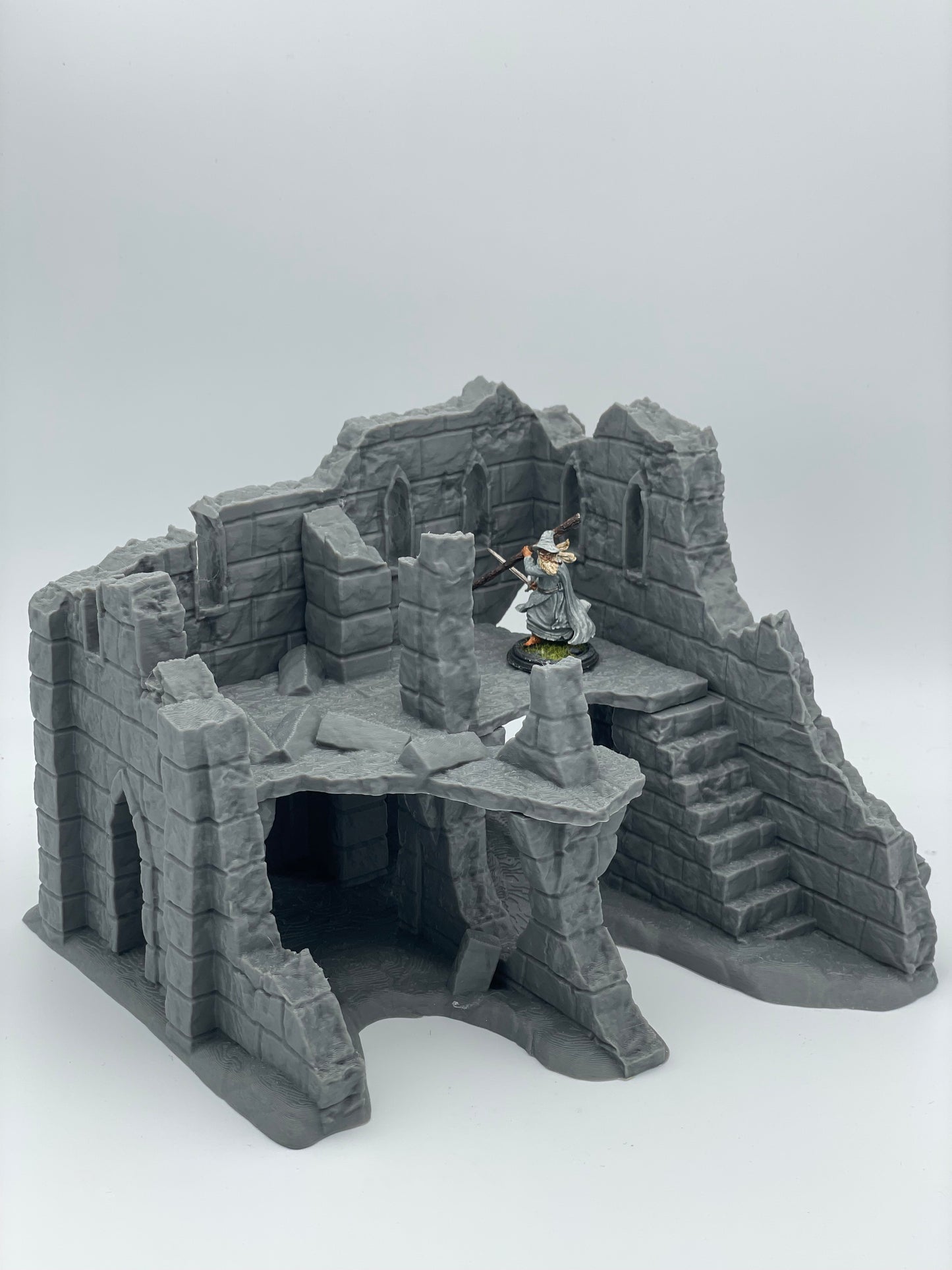 Produktová fotografie Tabletop 28mm The Printing Goes Ever On (TPGEO) 0: Ruina E - Trosek středověkého města - Zničený dům