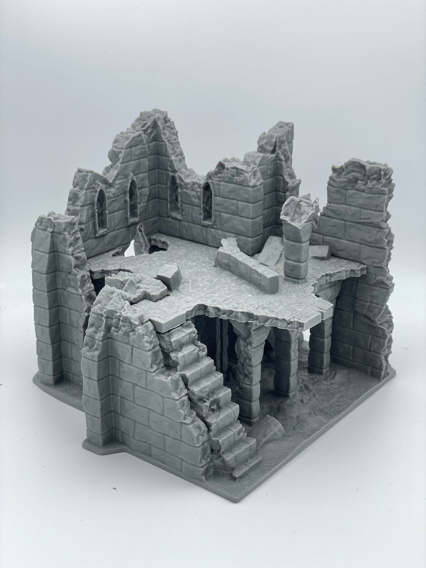 Produktová fotografie Tabletop 28mm The Printing Goes Ever On (TPGEO) 0: Ruina E - Trosek středověkého města - Zničený dům