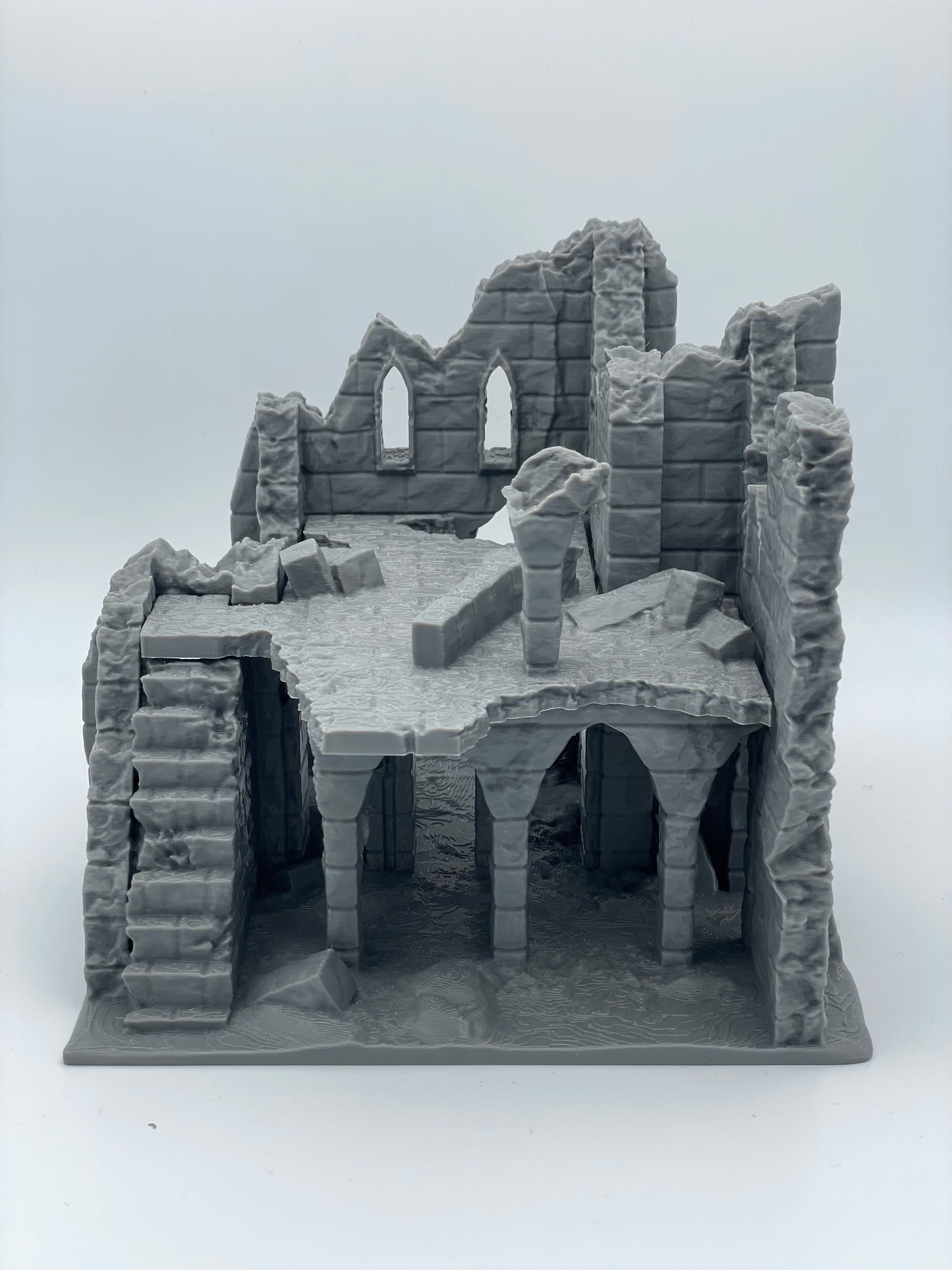 Produktová fotografie Tabletop 28mm The Printing Goes Ever On (TPGEO) 0: Ruina E - Trosek středověkého města - Zničený dům