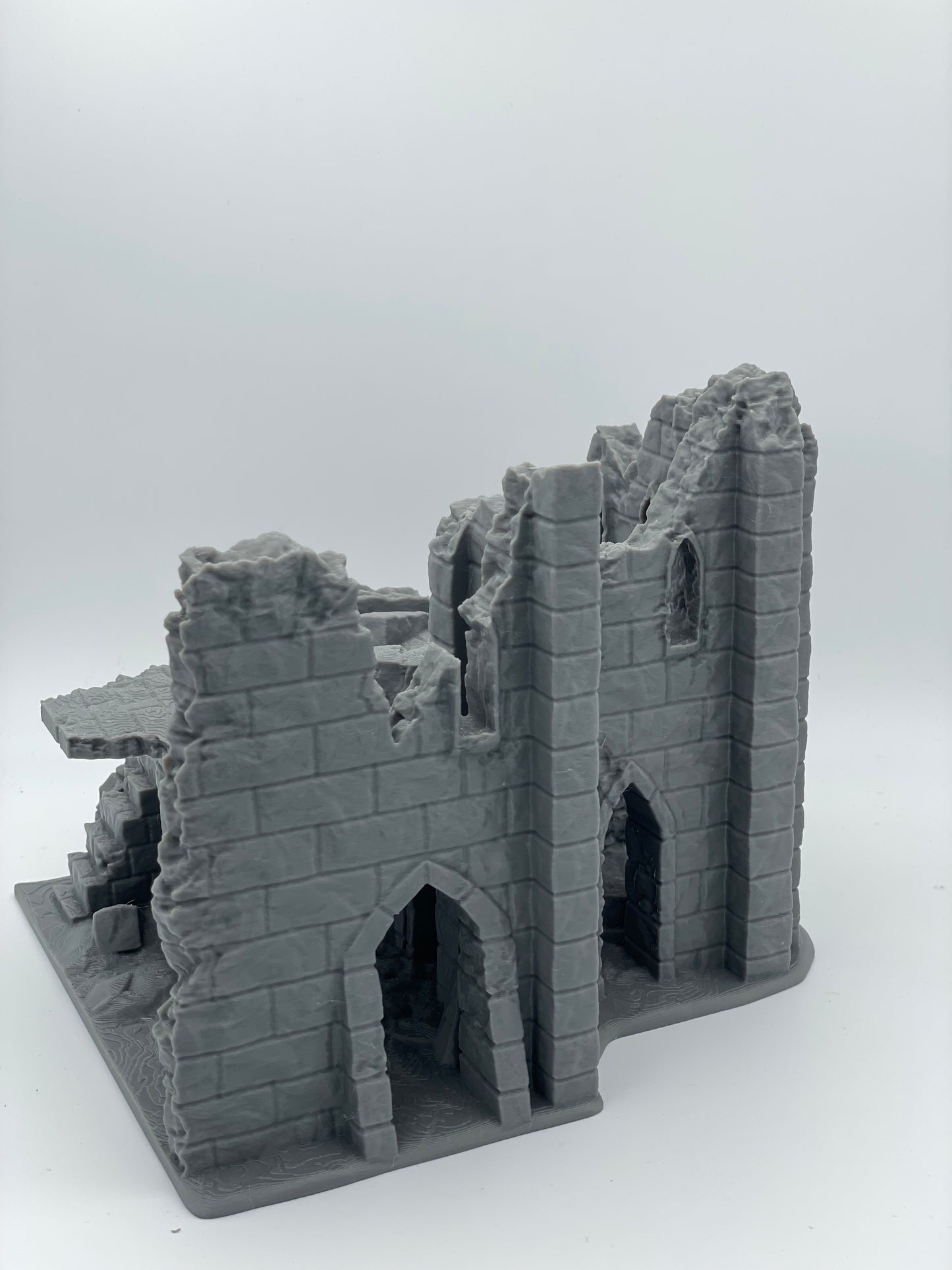 Produktová fotografie Tabletop 28mm The Printing Goes Ever On (TPGEO) 0: Ruina E - Trosek středověkého města - Zničený dům