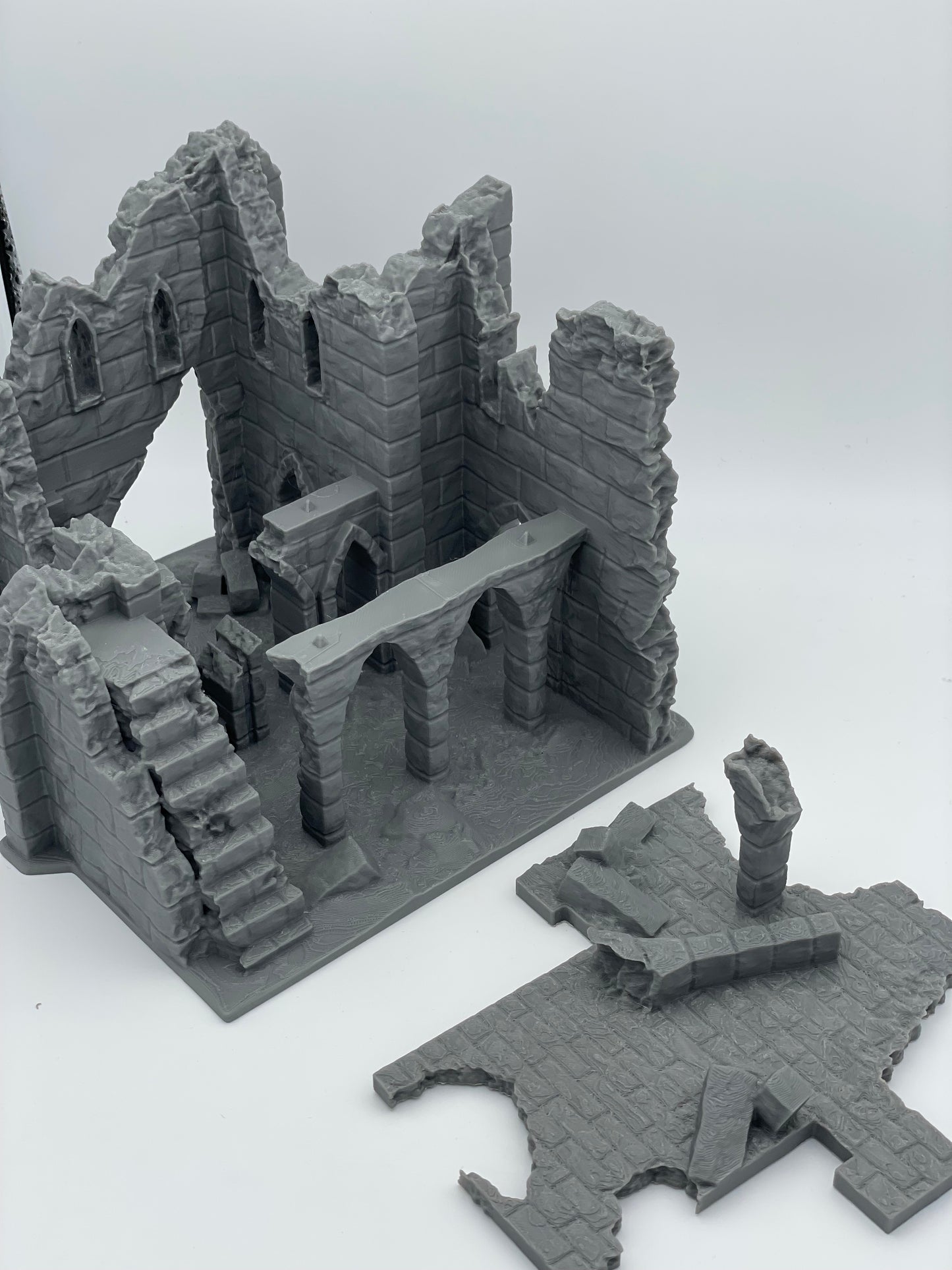 Produktová fotografie Tabletop 28mm The Printing Goes Ever On (TPGEO) 0: Ruina E - Trosek středověkého města - Zničený dům