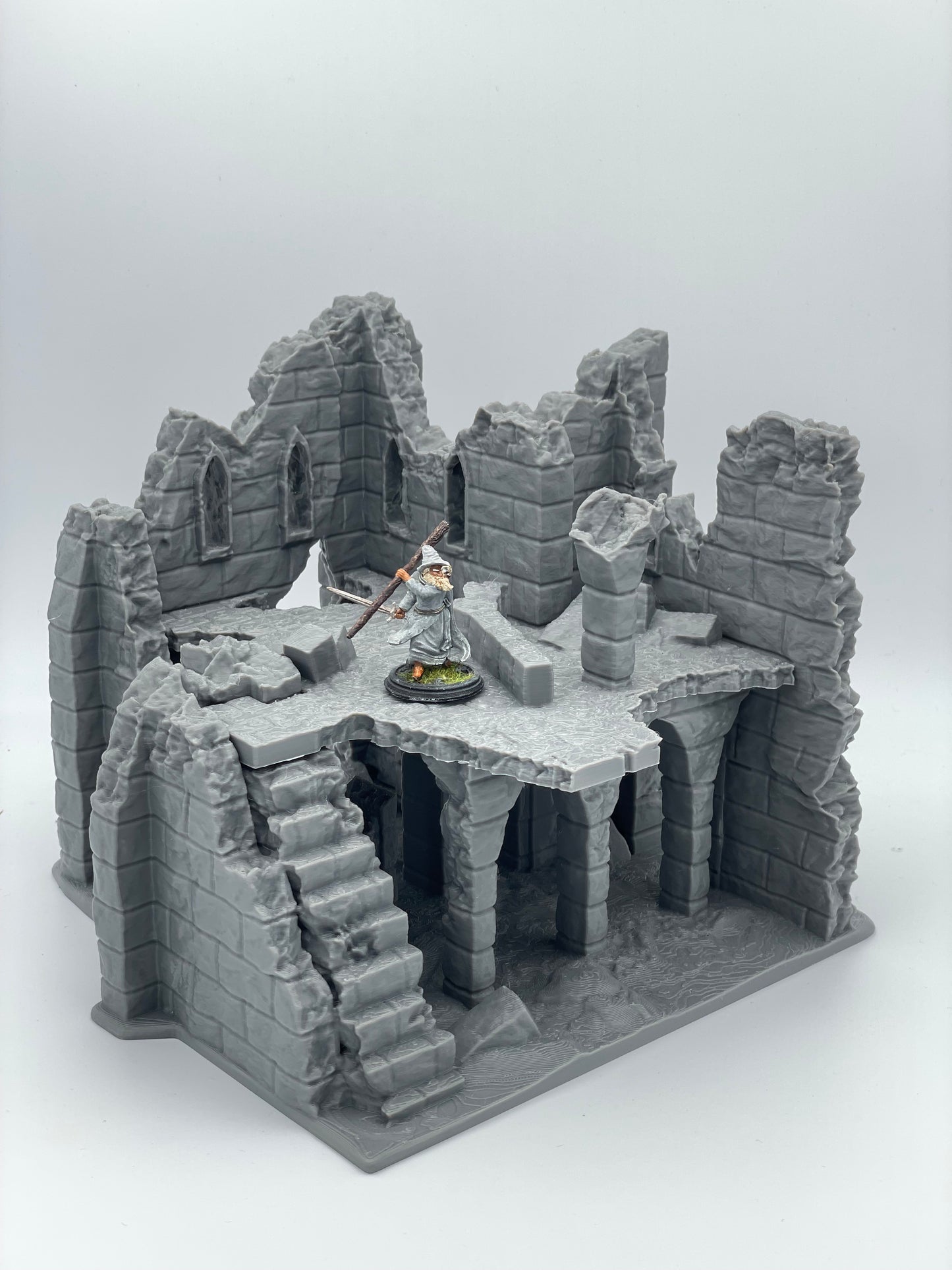 Produktová fotografie Tabletop 28mm The Printing Goes Ever On (TPGEO) 0: Ruina E - Trosek středověkého města - Zničený dům