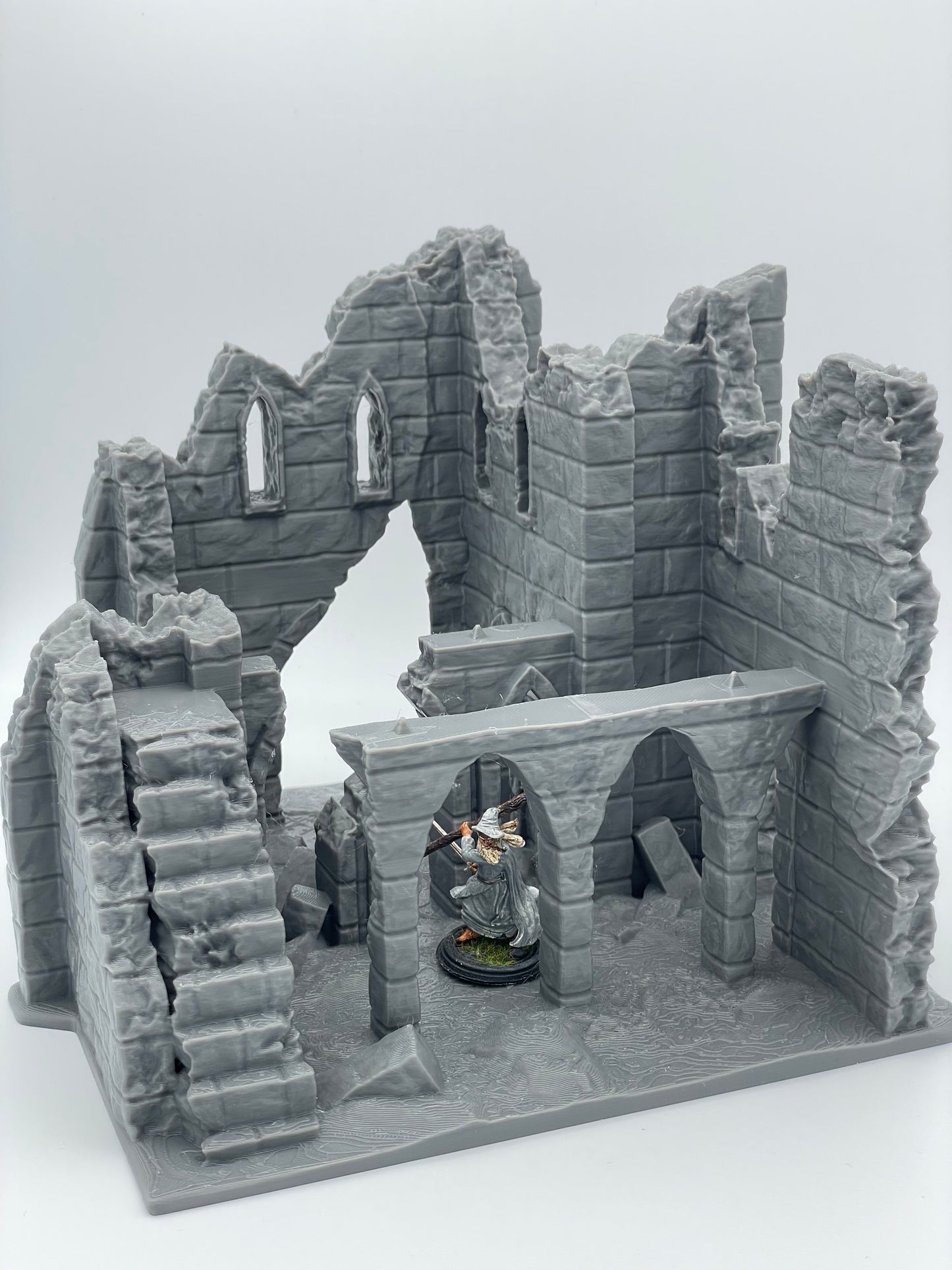 Produktová fotografie Tabletop 28mm The Printing Goes Ever On (TPGEO) 0: Ruina E - Trosek středověkého města - Zničený dům