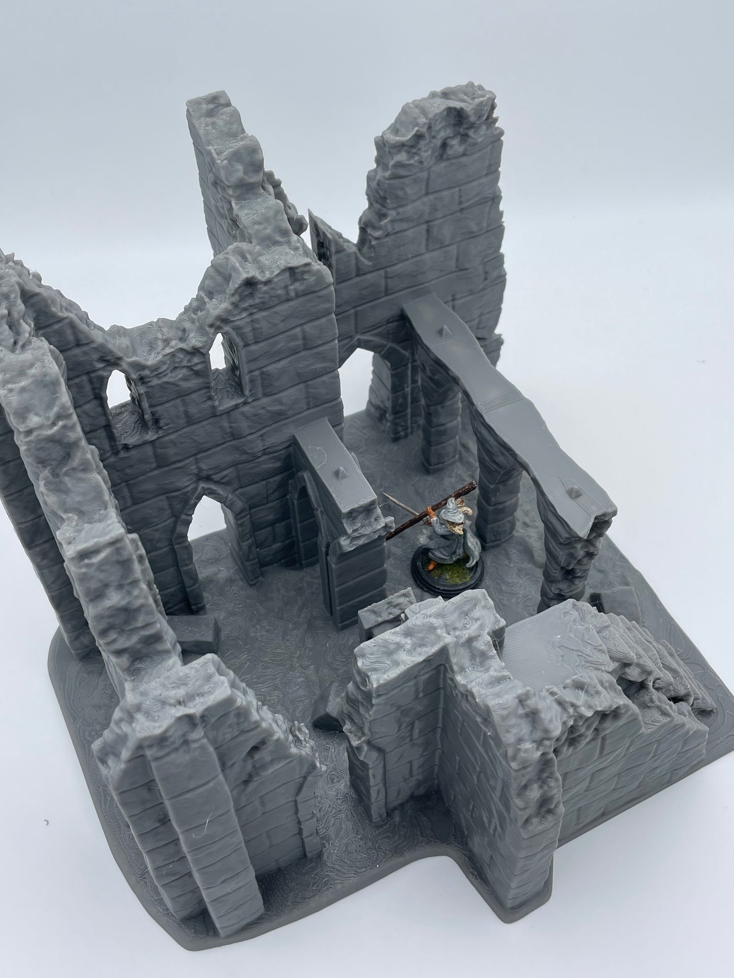 Produktová fotografie Tabletop 28mm The Printing Goes Ever On (TPGEO) 0: Ruina E - Trosek středověkého města - Zničený dům