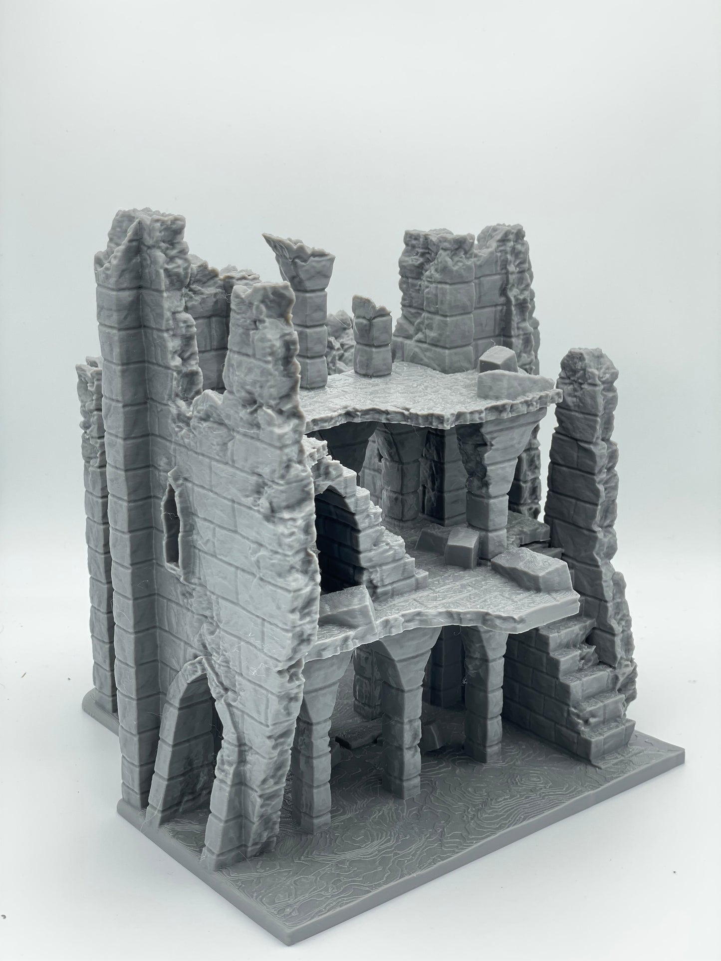 Produktová fotografie Tabletop 28mm The Printing Goes Ever On (TPGEO) 0: Ruina E - Trosek středověkého města - Zničený dům