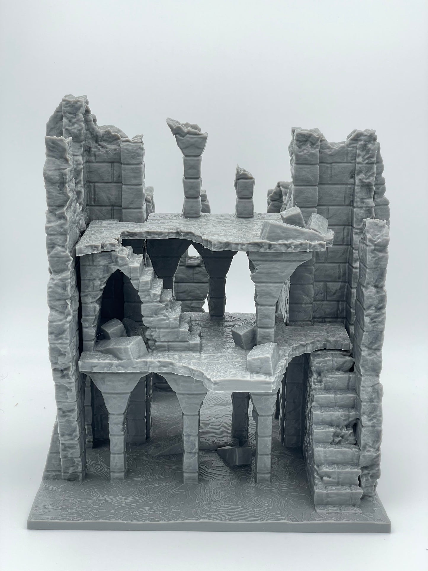 Produktová fotografie Tabletop 28mm The Printing Goes Ever On (TPGEO) 0: Ruina E - Trosek středověkého města - Zničený dům