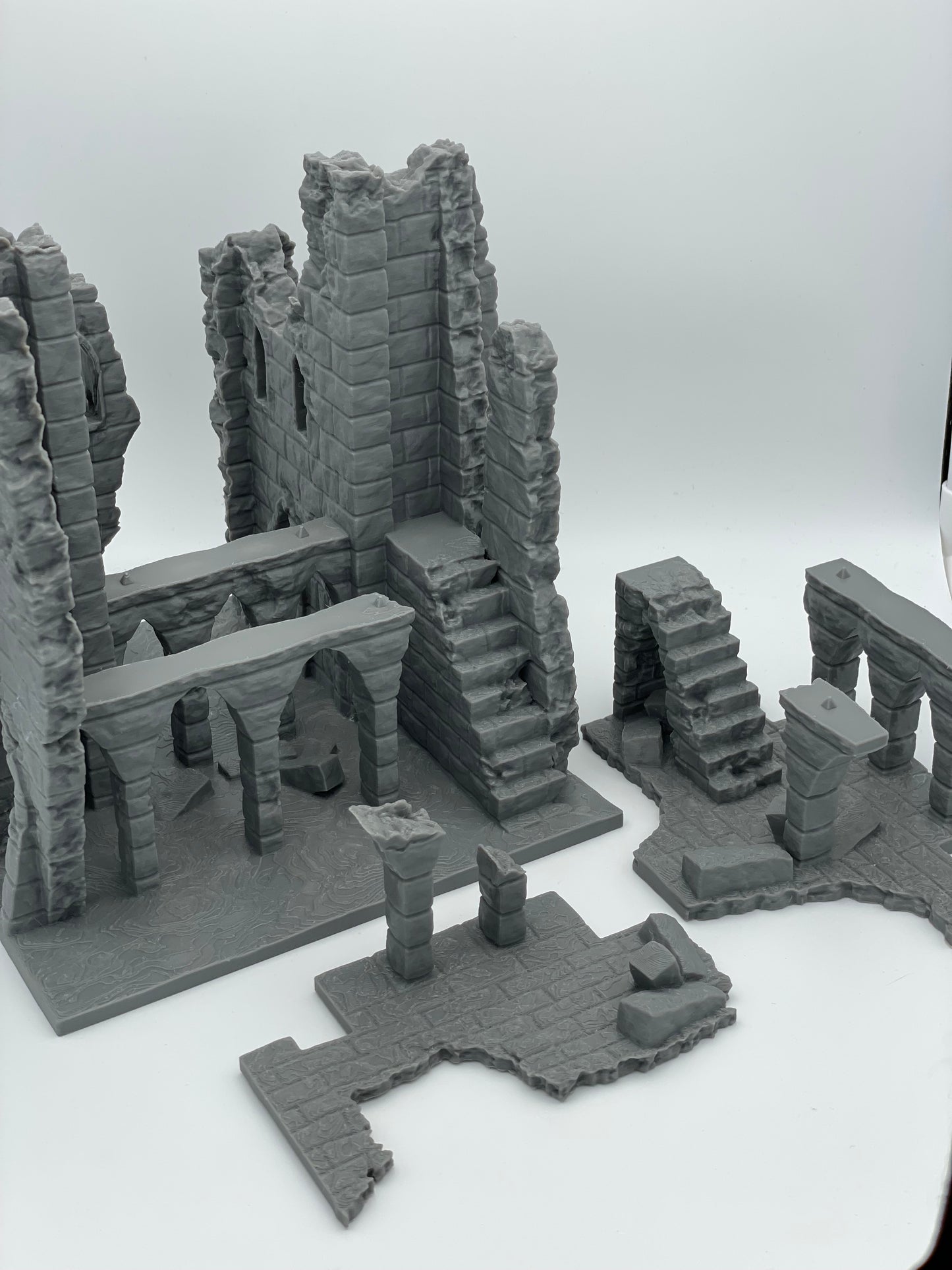 Produktová fotografie Tabletop 28mm The Printing Goes Ever On (TPGEO) 0: Ruina E - Trosek středověkého města - Zničený dům
