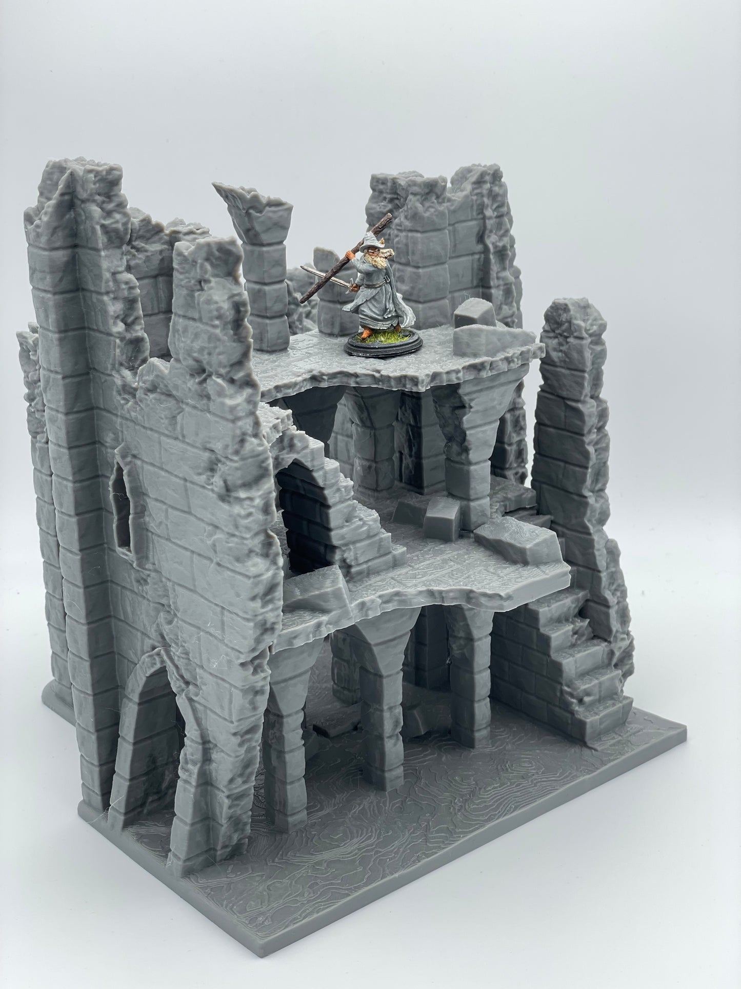 Produktová fotografie Tabletop 28mm The Printing Goes Ever On (TPGEO) 0: Ruina E - Trosek středověkého města - Zničený dům