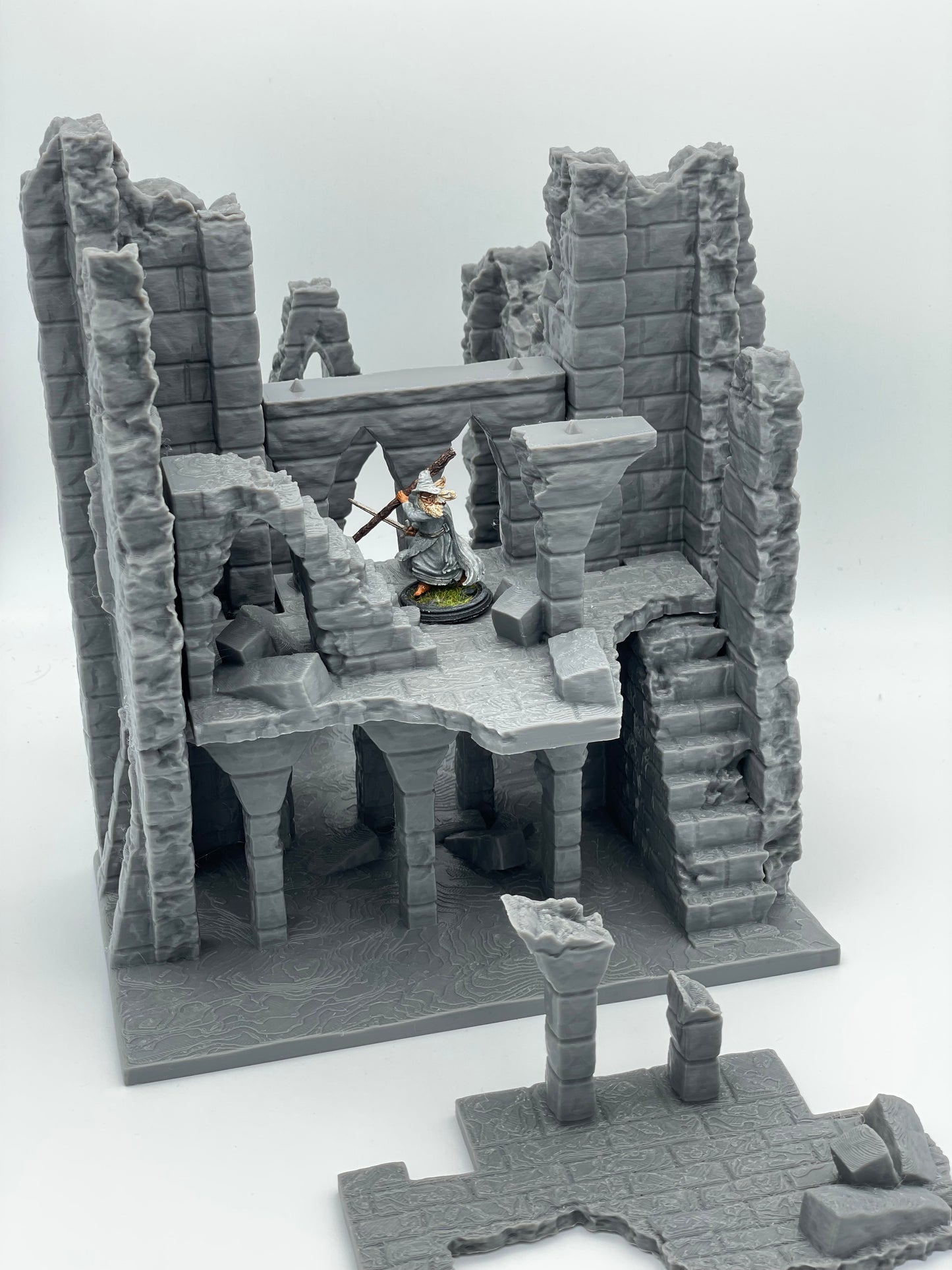 Produktová fotografie Tabletop 28mm The Printing Goes Ever On (TPGEO) 0: Ruina E - Trosek středověkého města - Zničený dům
