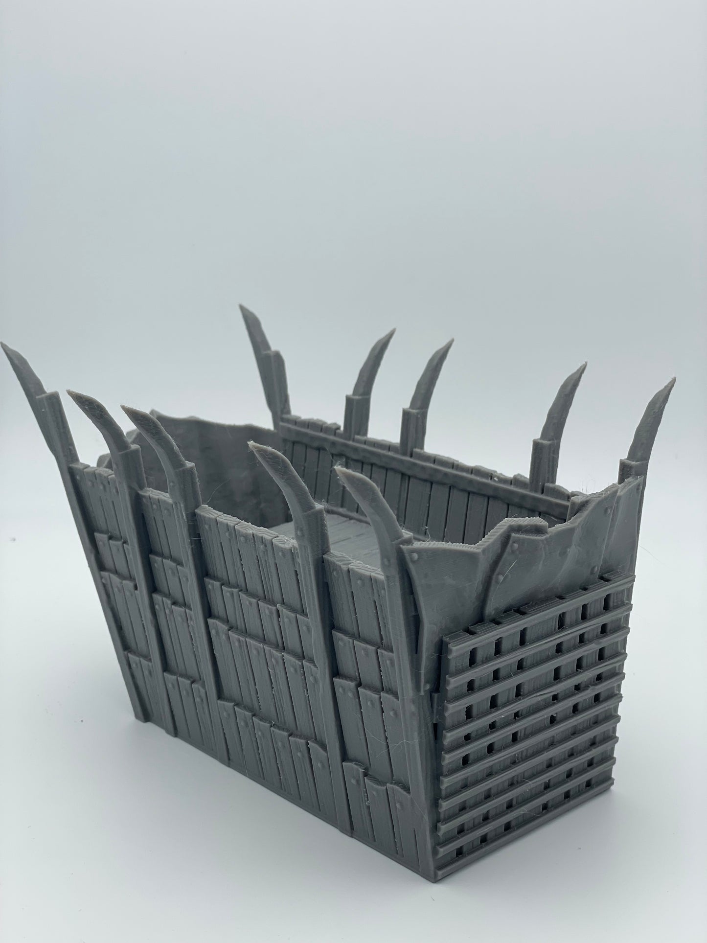 Foto do produto Tabletop 28mm The Printing Goes Ever On (TPGEO) 0: Grande barco de desembarque - Barco de transporte dos orcs - Balsa para cerco