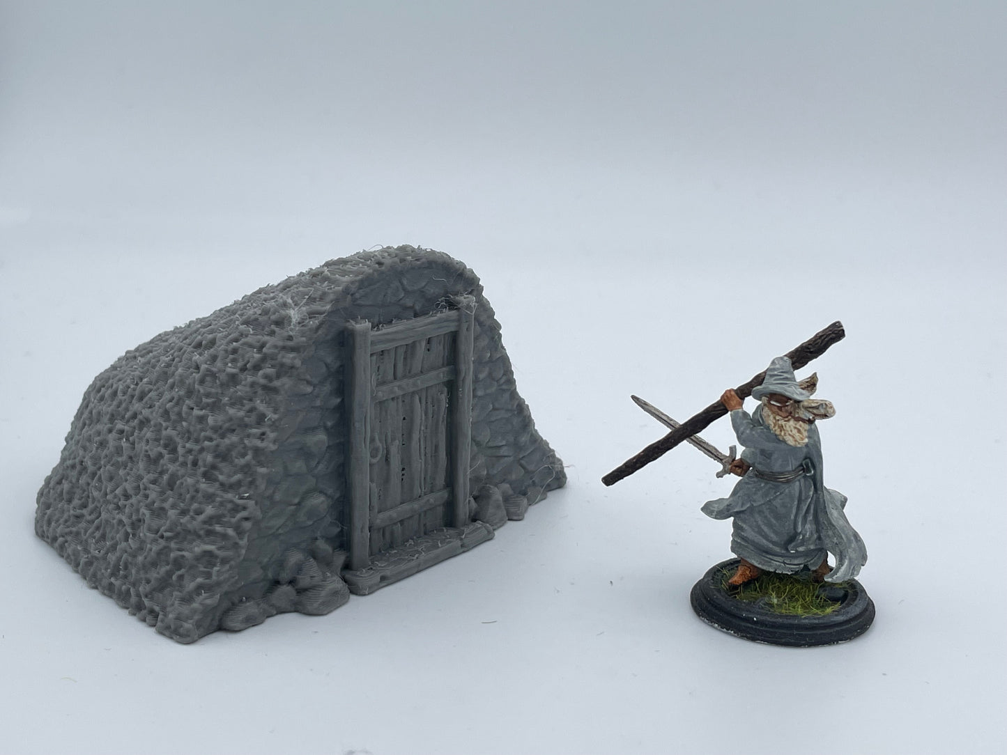 Produktová fotografie Tabletop 28mm The Printing Goes Ever On (TPGEO) 0: Vchod do jeskyně/ sklepa - Dveře do podzemí - Skrýš