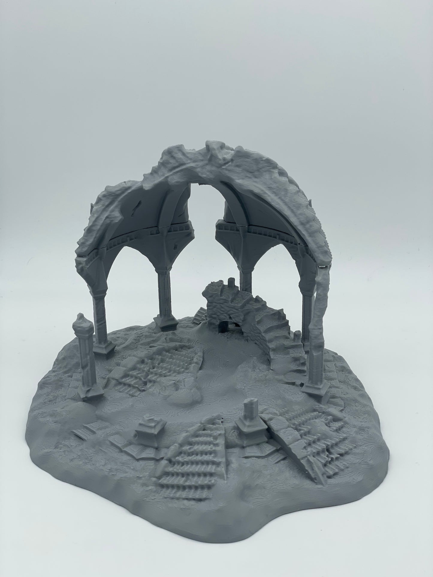 Foto do produto Tabletop 28mm The Printing Goes Ever On (TPGEO) 0: Ruína Fehntop - Posto avançado em ruínas da selva