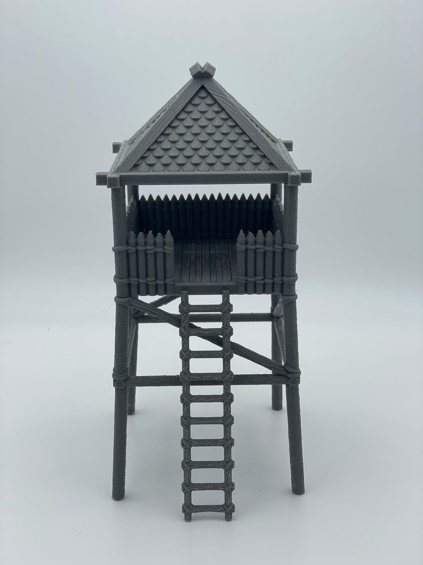 Produktová fotografie Tabletop 28mm Tisk pokračuje dál (TPGEO) 0: Dřevěná strážní věž - Pozorovací místo jezdců