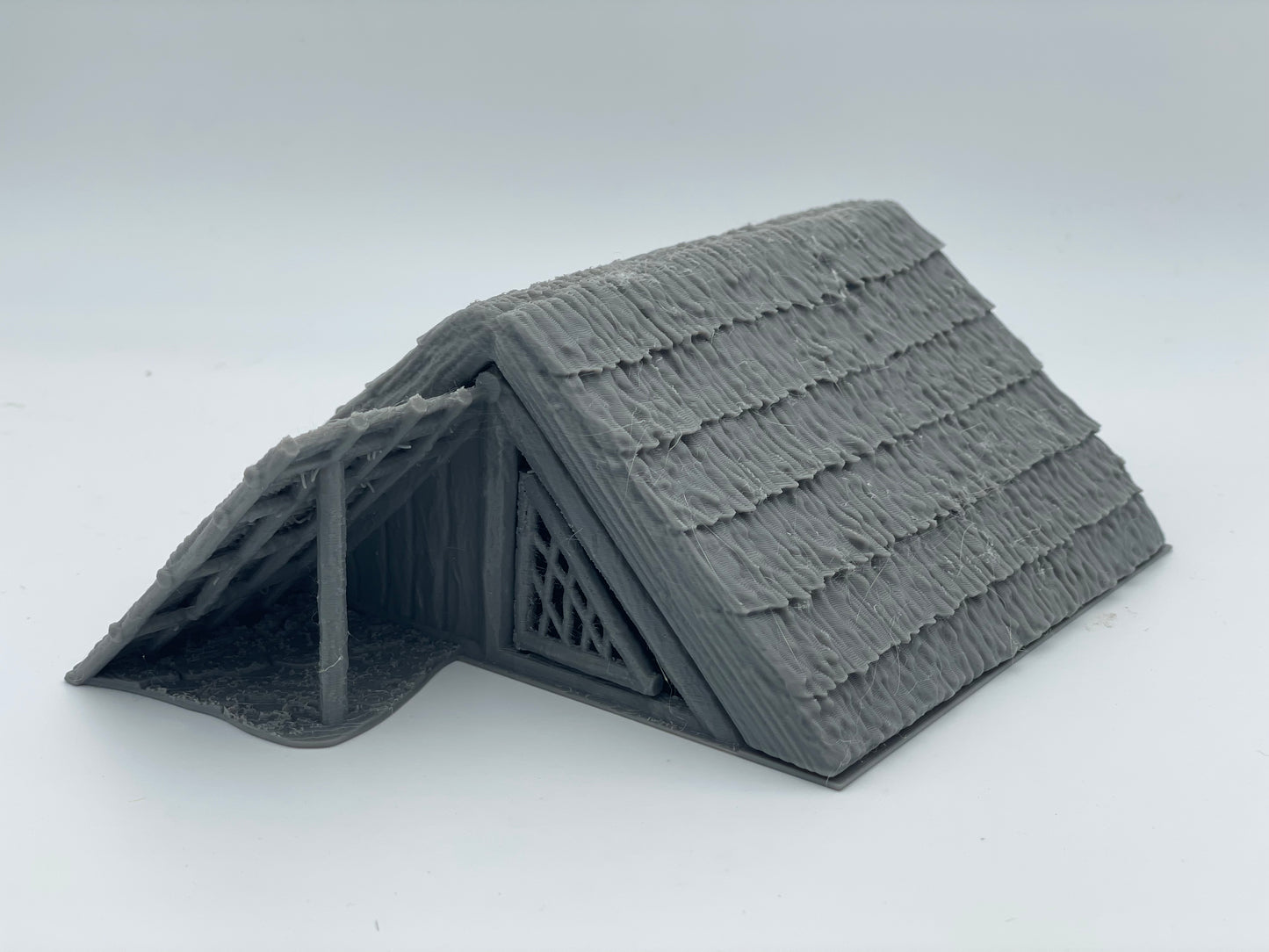 Foto do produto Tabletop 28mm The Printing Goes Ever On (TPGEO) 0: Cabana dos Nativos A - Habitação Primitiva com Telhado de Palha - Casa Indígena