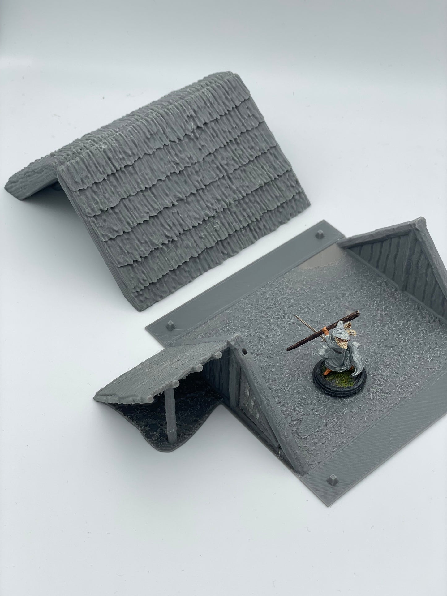 Foto do produto Tabletop 28mm The Printing Goes Ever On (TPGEO) 0: Cabana dos Nativos A - Habitação Primitiva com Telhado de Palha - Casa Indígena