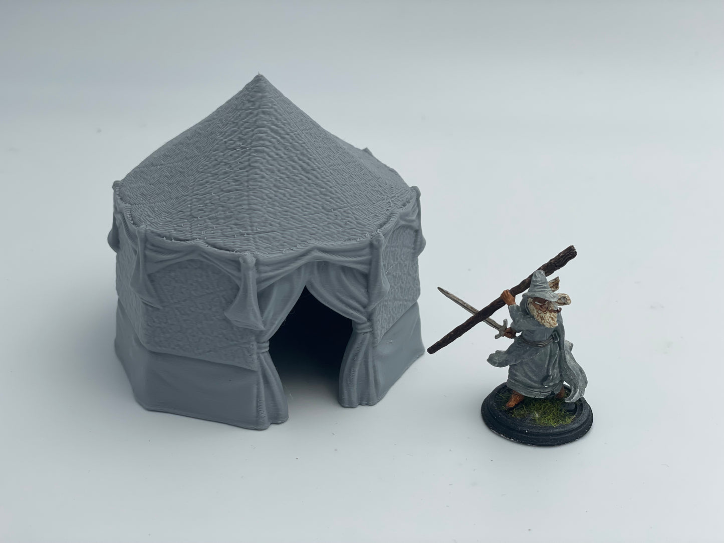 Foto do produto Tabletop 28mm The Printing Goes Ever On (TPGEO) 0: Tenda Oriental A - Refúgio no Deserto - Habitações Móveis dos Guerreiros do Sul