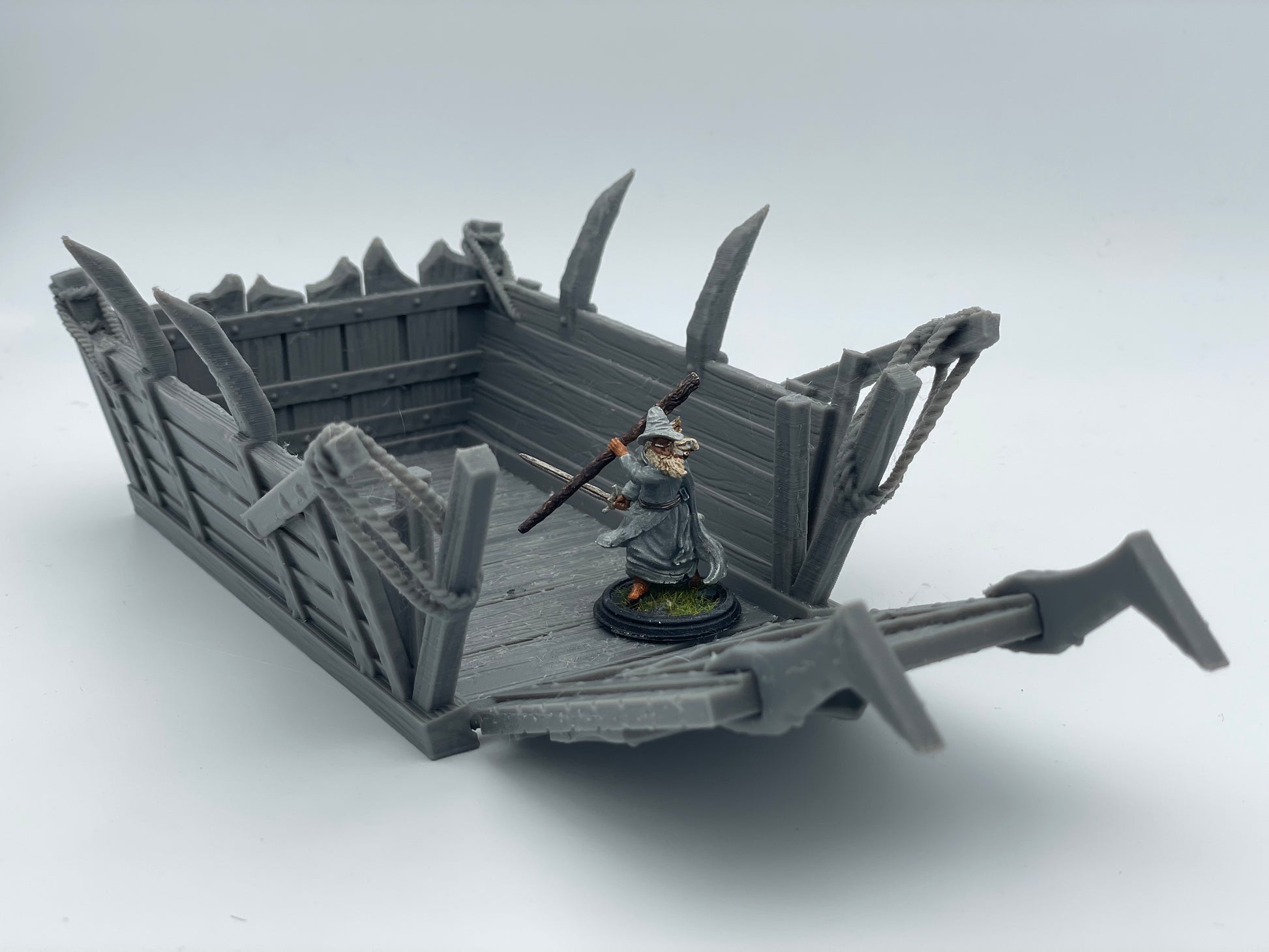 Produktová fotografie Tabletop 28mm The Printing Goes Ever On (TPGEO) 0: Malá vyloděcí loď - Orkská transportní loď - Plavidlo pro obléhání