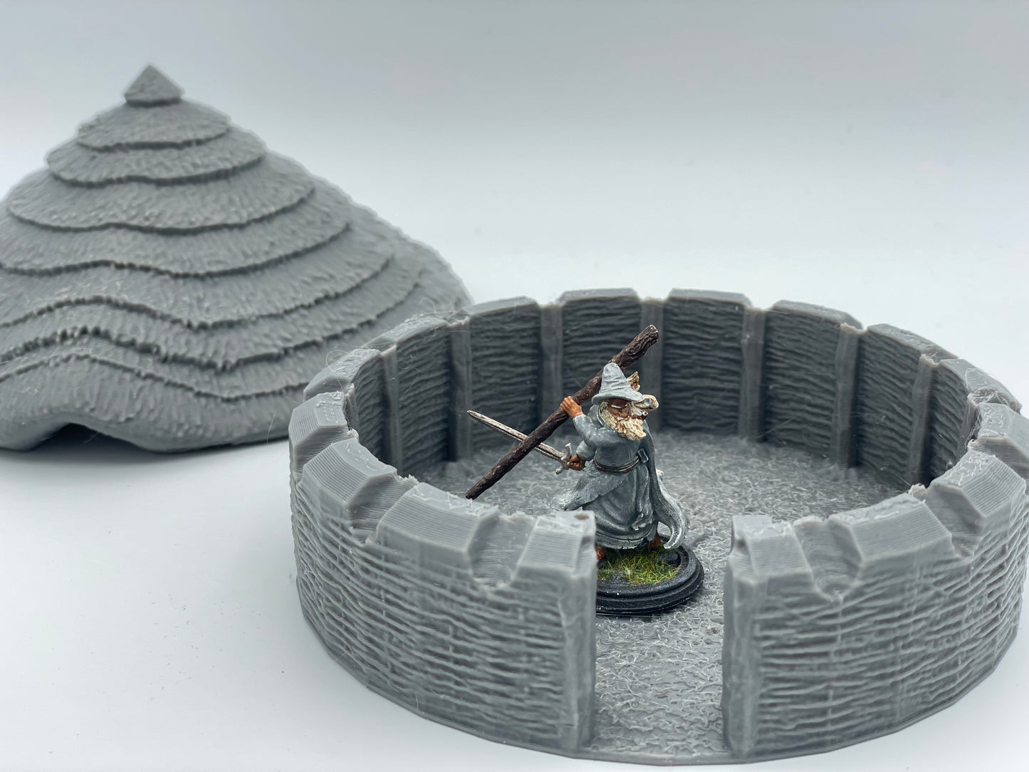 Foto do produto Tabletop 28mm The Printing Goes Ever On (TPGEO) 0: Cabana dos Nativos B - Habitação Primitiva com Telhado de Palha - Casa dos Nativos