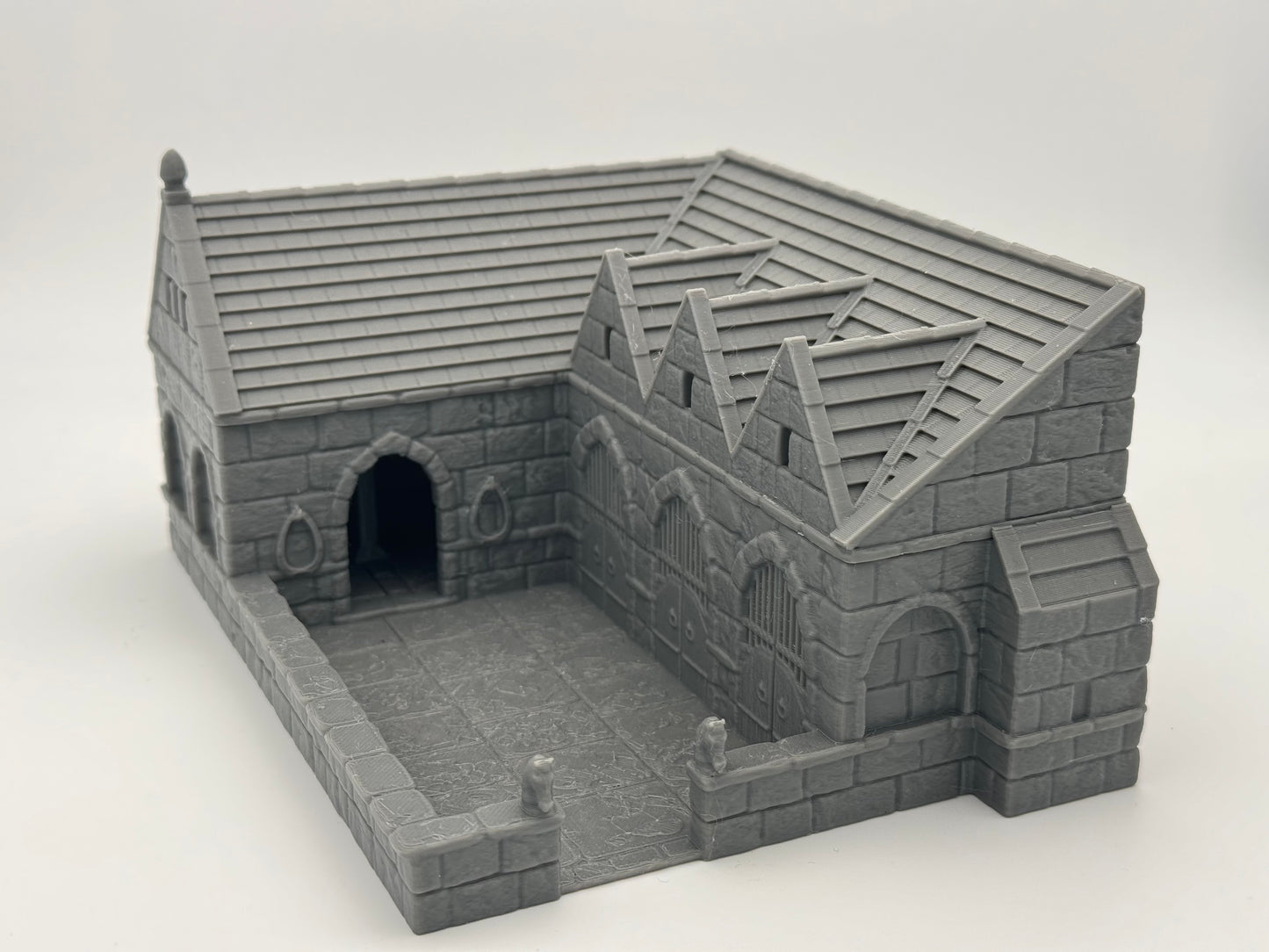 Foto do produto Tabletop 28mm The Printing Goes Ever On (TPGEO) 0: Estábulos Ivory City - Edifício Reino de Gonthan - Terreno Tabletop Estábulos