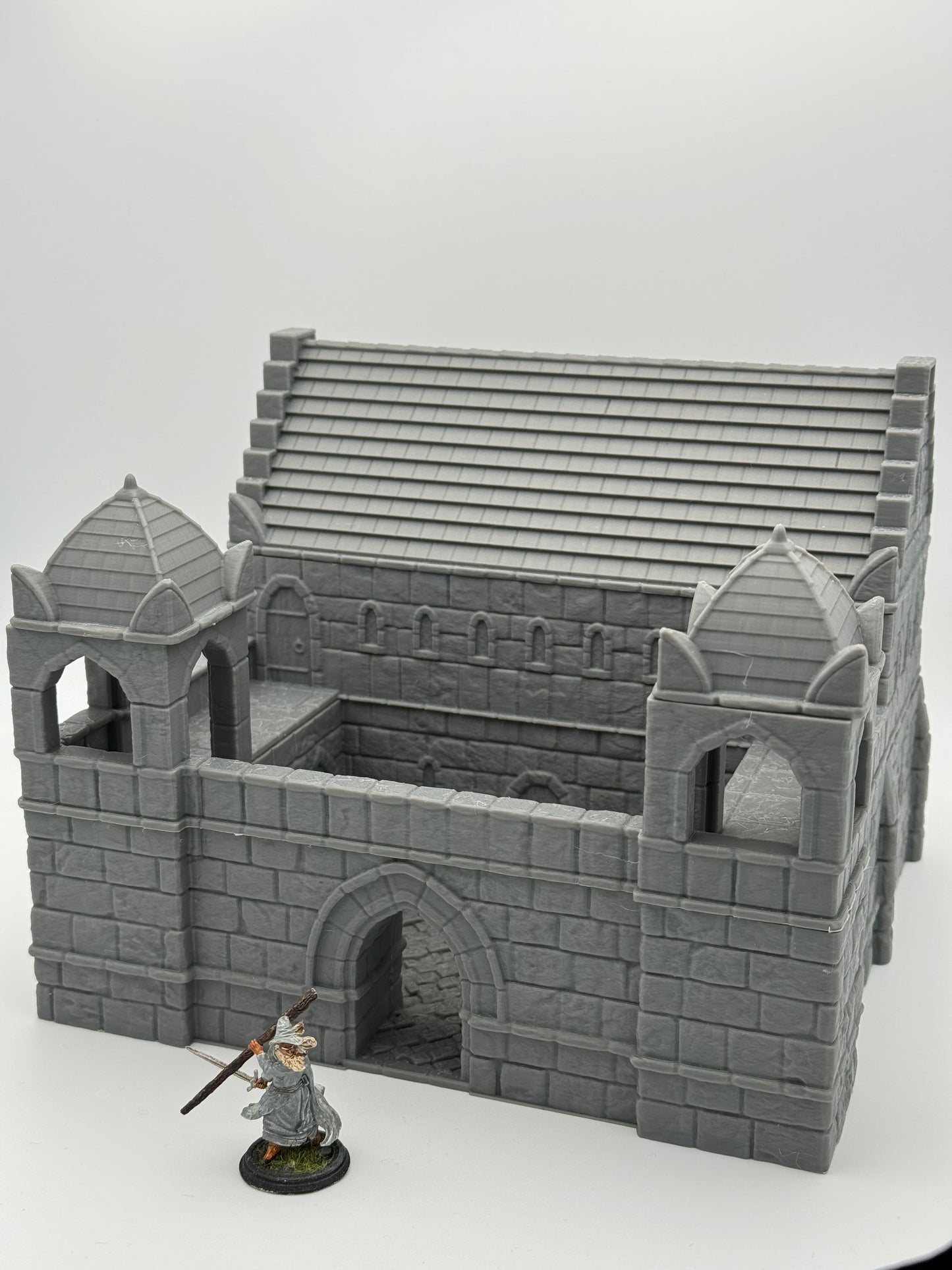 Foto do produto Tabletop 28mm The Printing Goes Ever On (TPGEO) 0: Kaserne Ivory City - Edifício Reino de Gonthan - Terreno de Barracas Tabletop