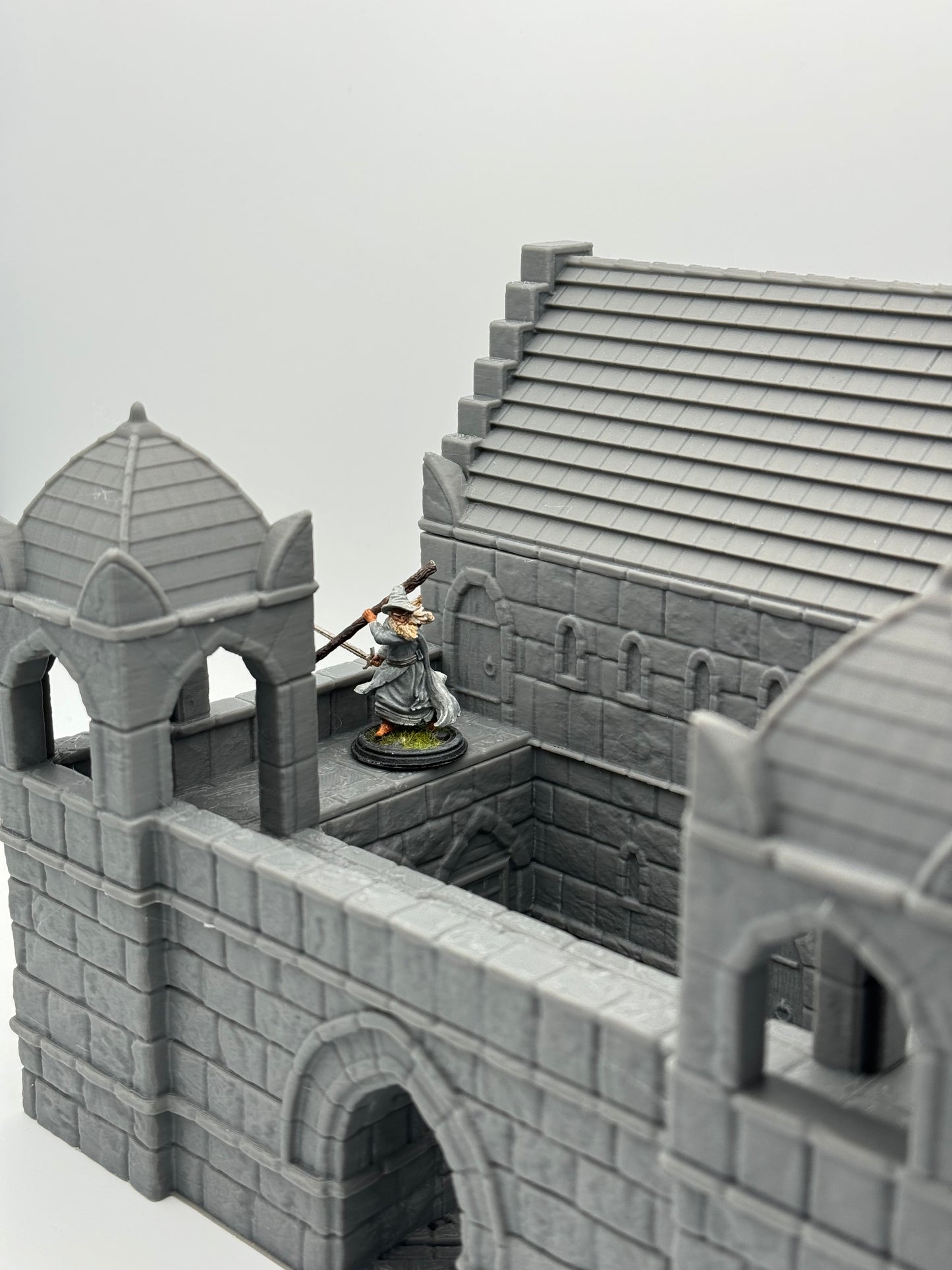 Foto do produto Tabletop 28mm The Printing Goes Ever On (TPGEO) 0: Kaserne Ivory City - Edifício Reino de Gonthan - Terreno de Barracas Tabletop