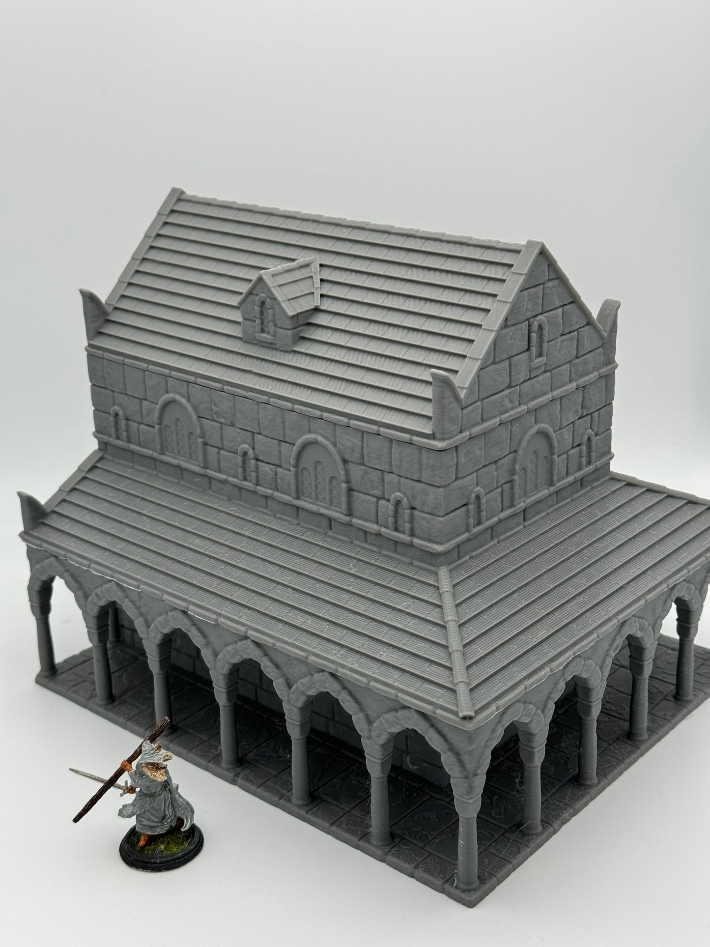 Foto do produto Tabletop 28mm The Printing Goes Ever On (TPGEO) 0: Casa A Cidade de Marfim - Edifício Reino de Gonthan - Terreno Tabletop